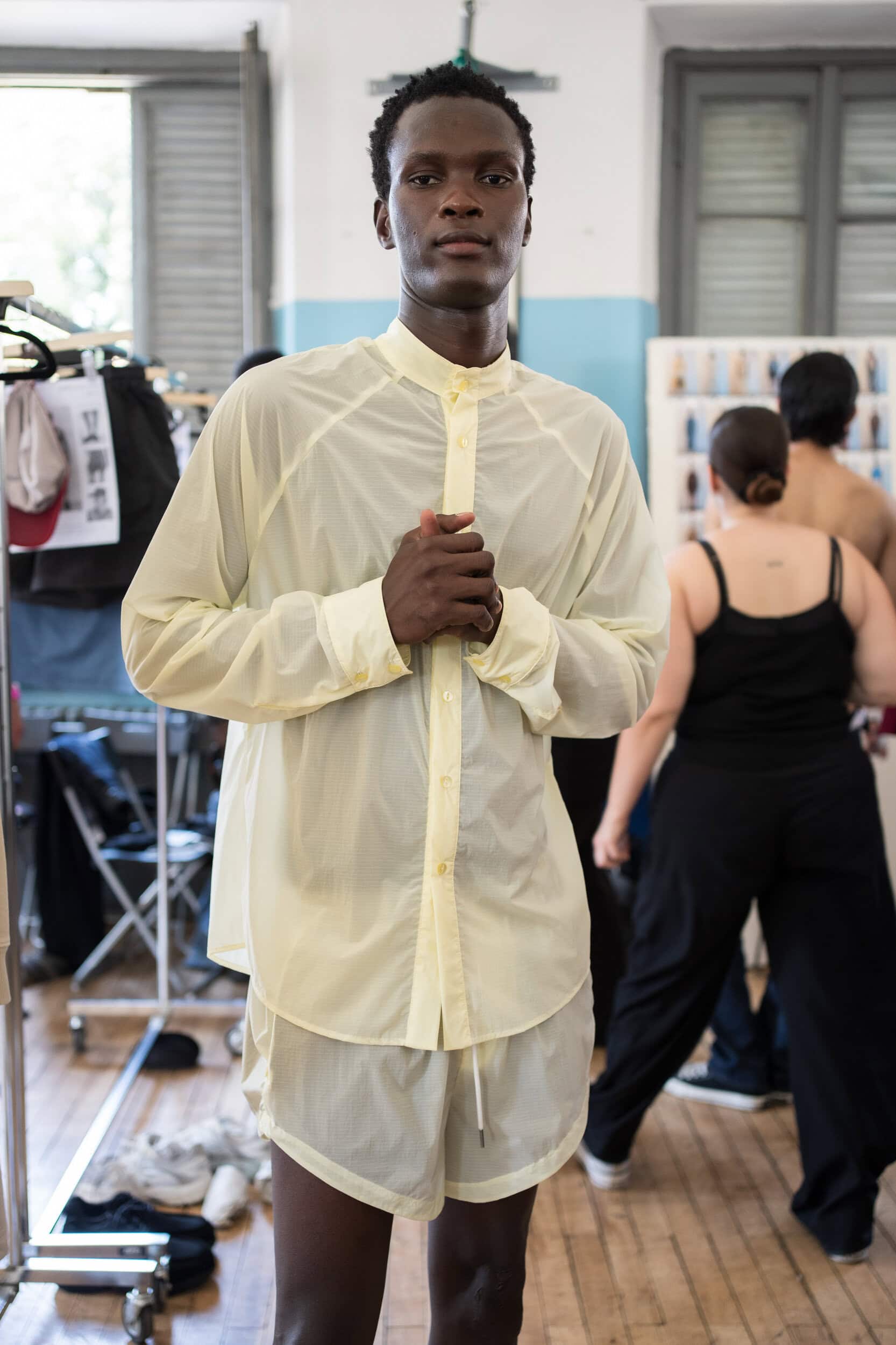 Saul Nash Spring 2027 Men's Fashion Show Backstage