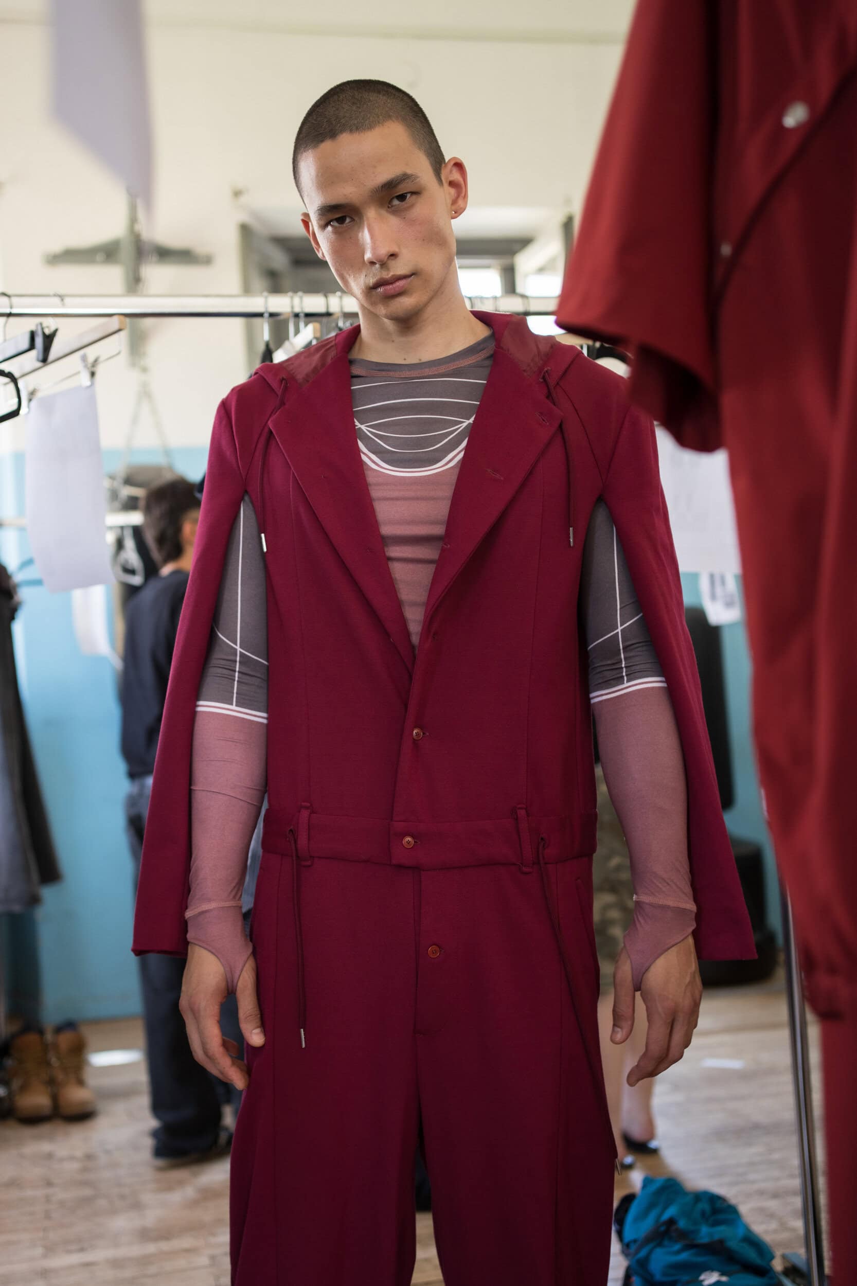 Saul Nash Spring 2027 Men's Fashion Show Backstage