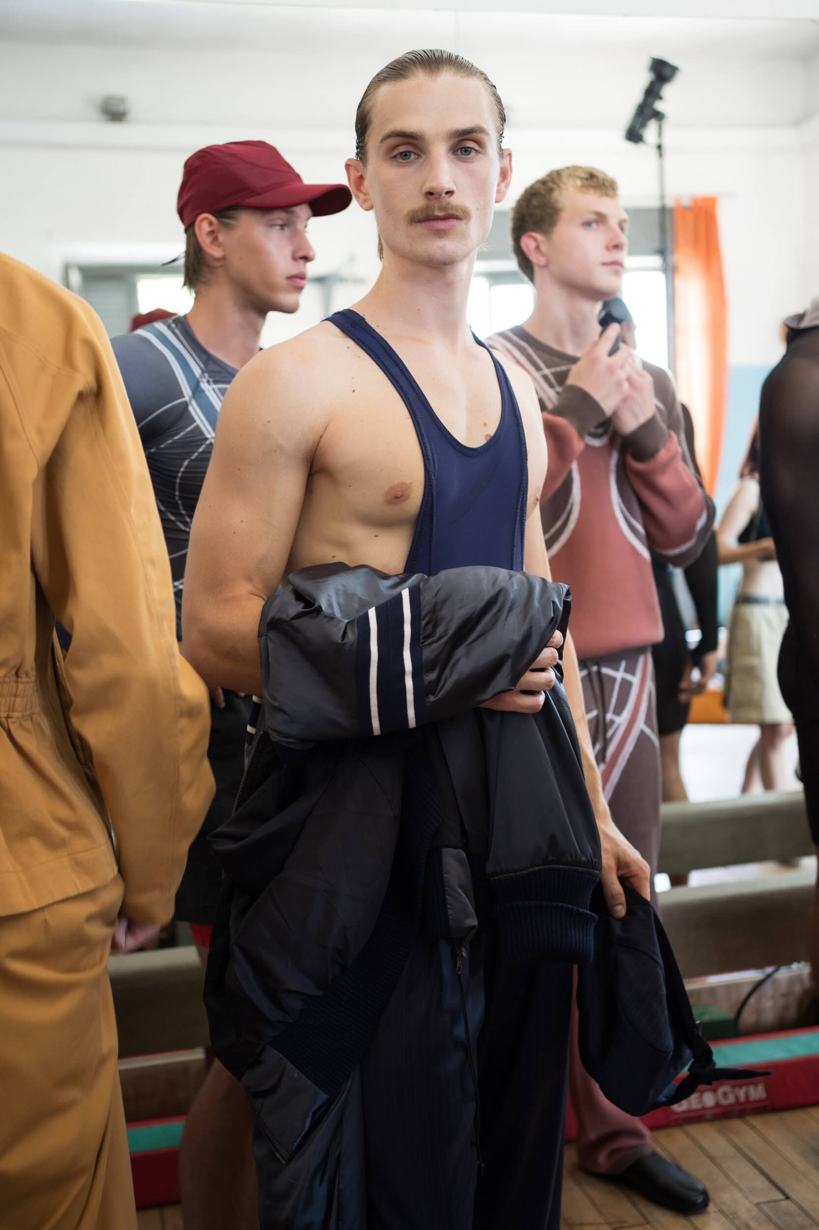 Saul Nash Spring 2027 Men's Fashion Show Backstage