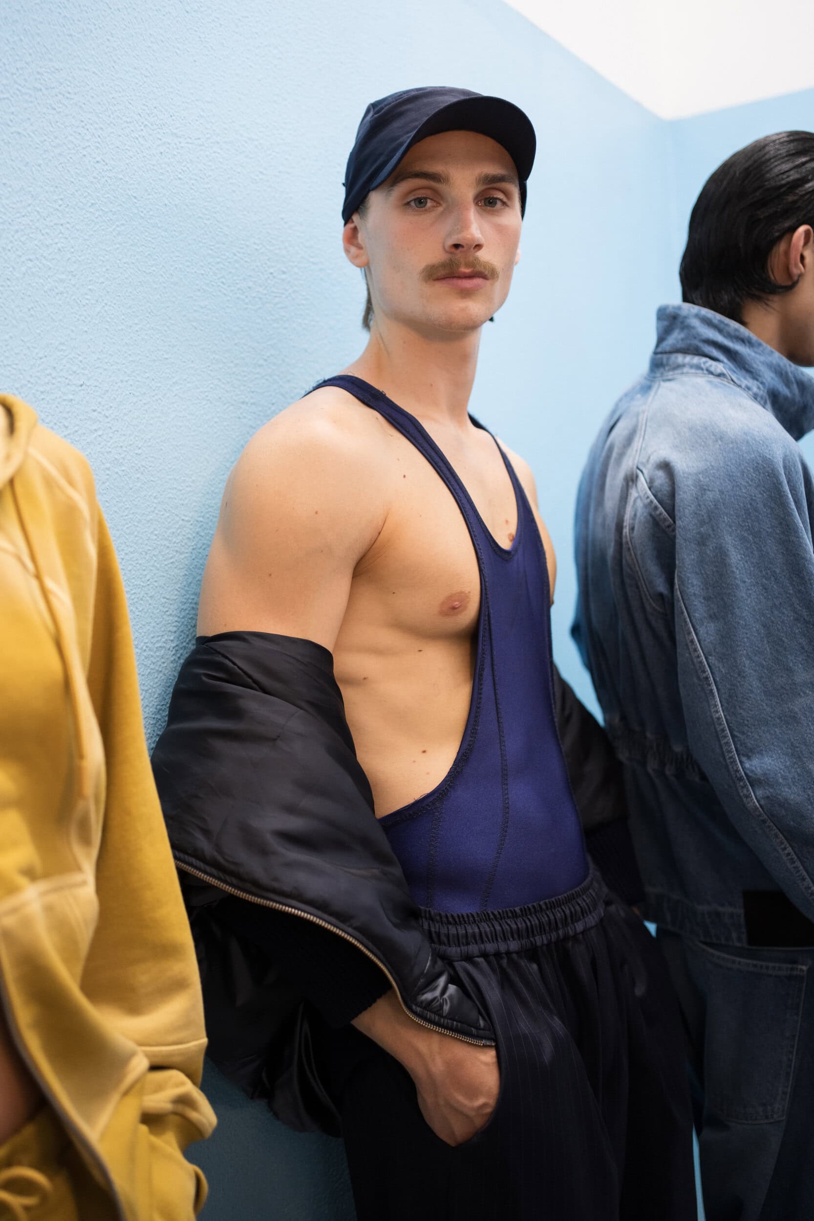 Saul Nash Spring 2027 Men's Fashion Show Backstage