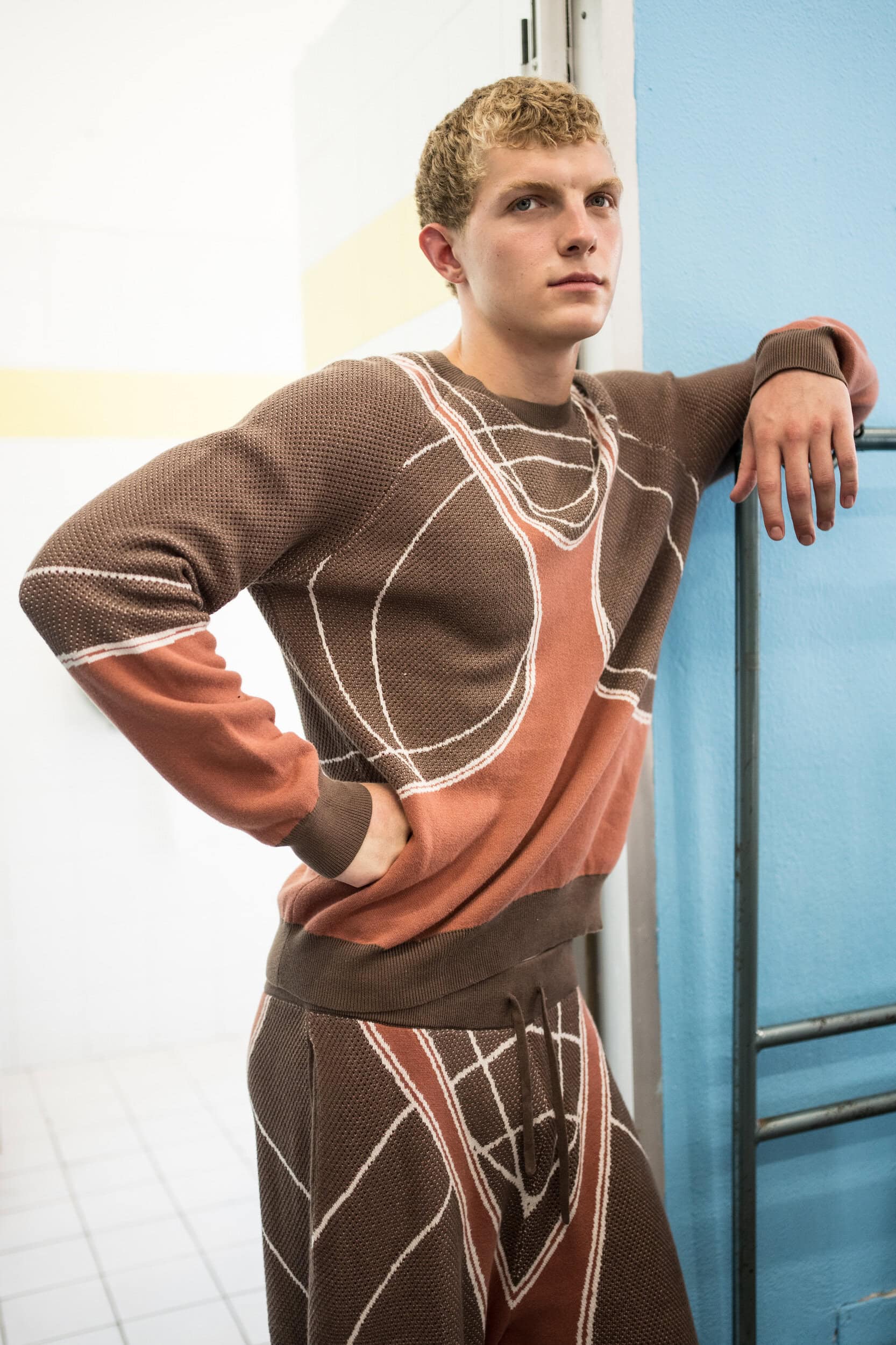 Saul Nash Spring 2027 Men's Fashion Show Backstage