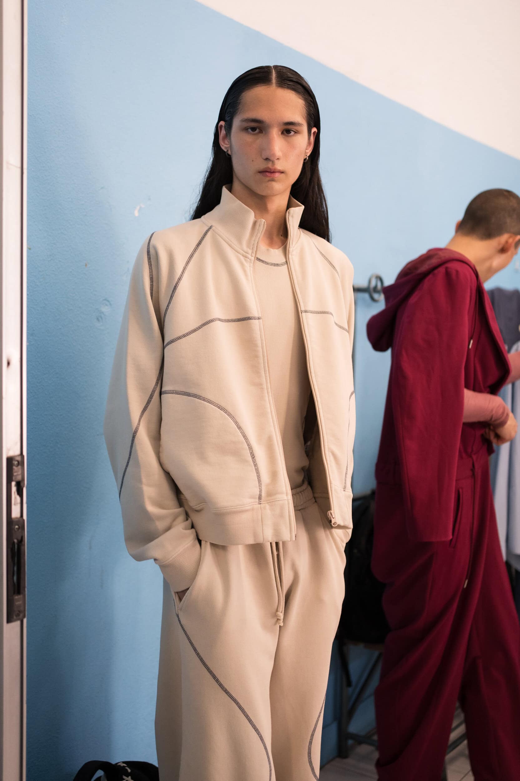 Saul Nash Spring 2027 Men's Fashion Show Backstage