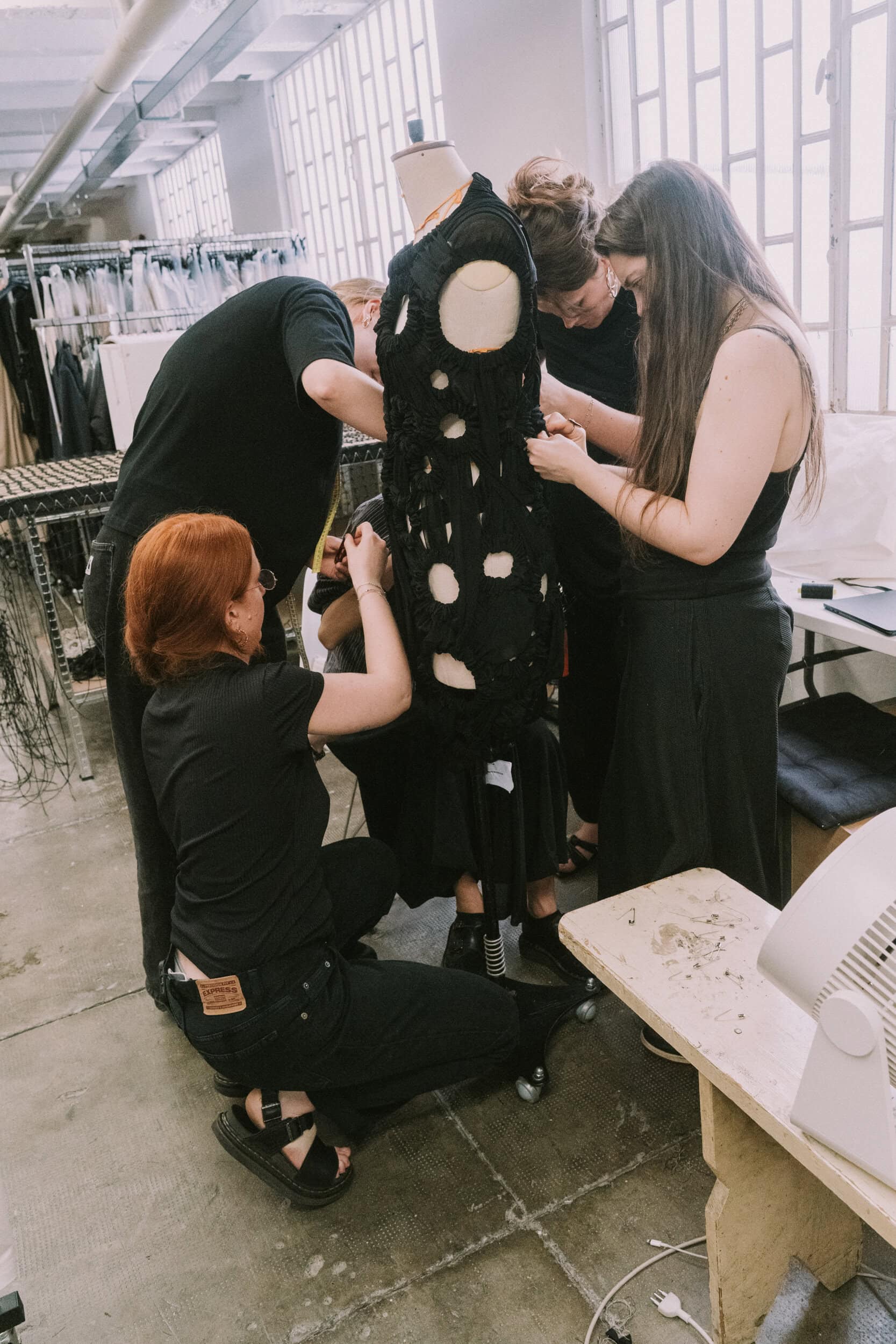 Setchu Spring 2027 Men's Fashion Show Backstage