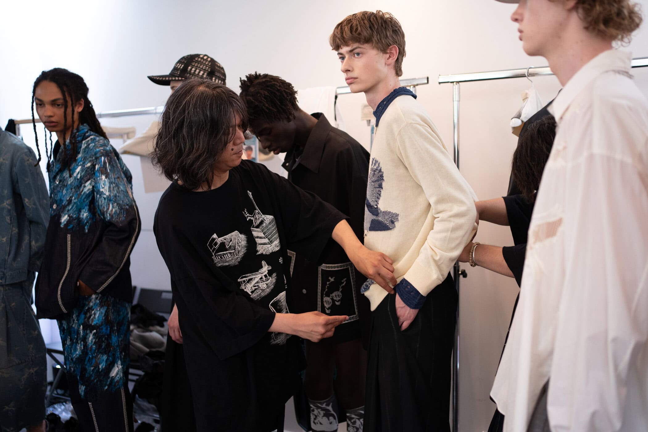 Shinyakozuka Spring 2027 Men's Fashion Show Backstage