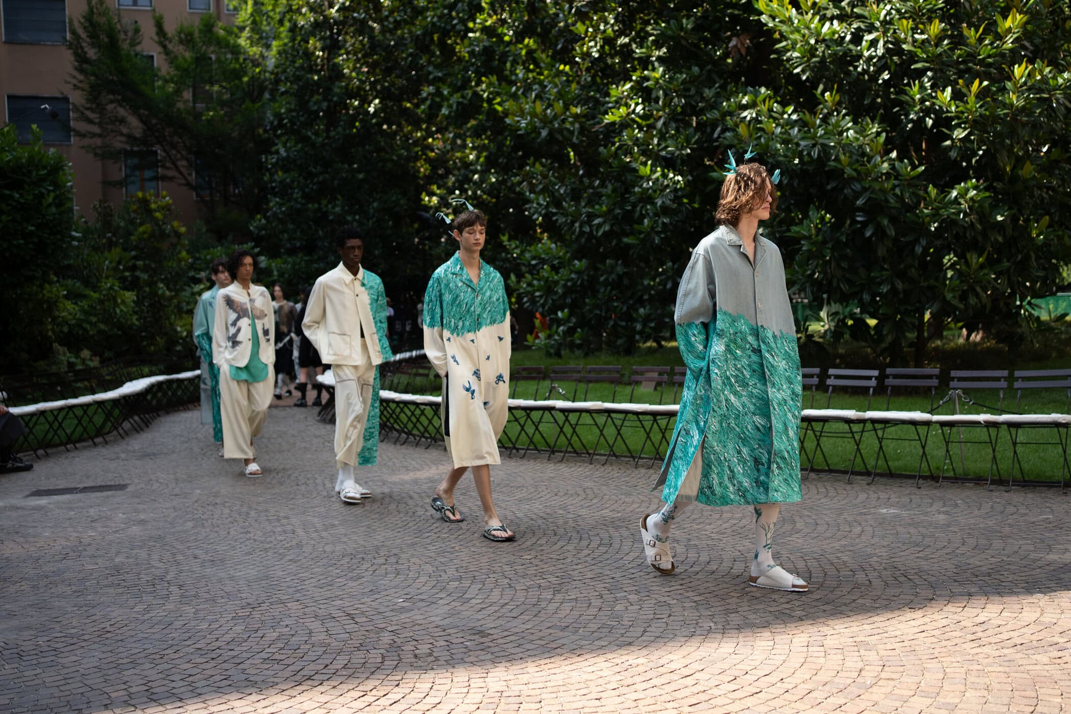 Shinyakozuka Spring 2027 Men's Fashion Show Backstage