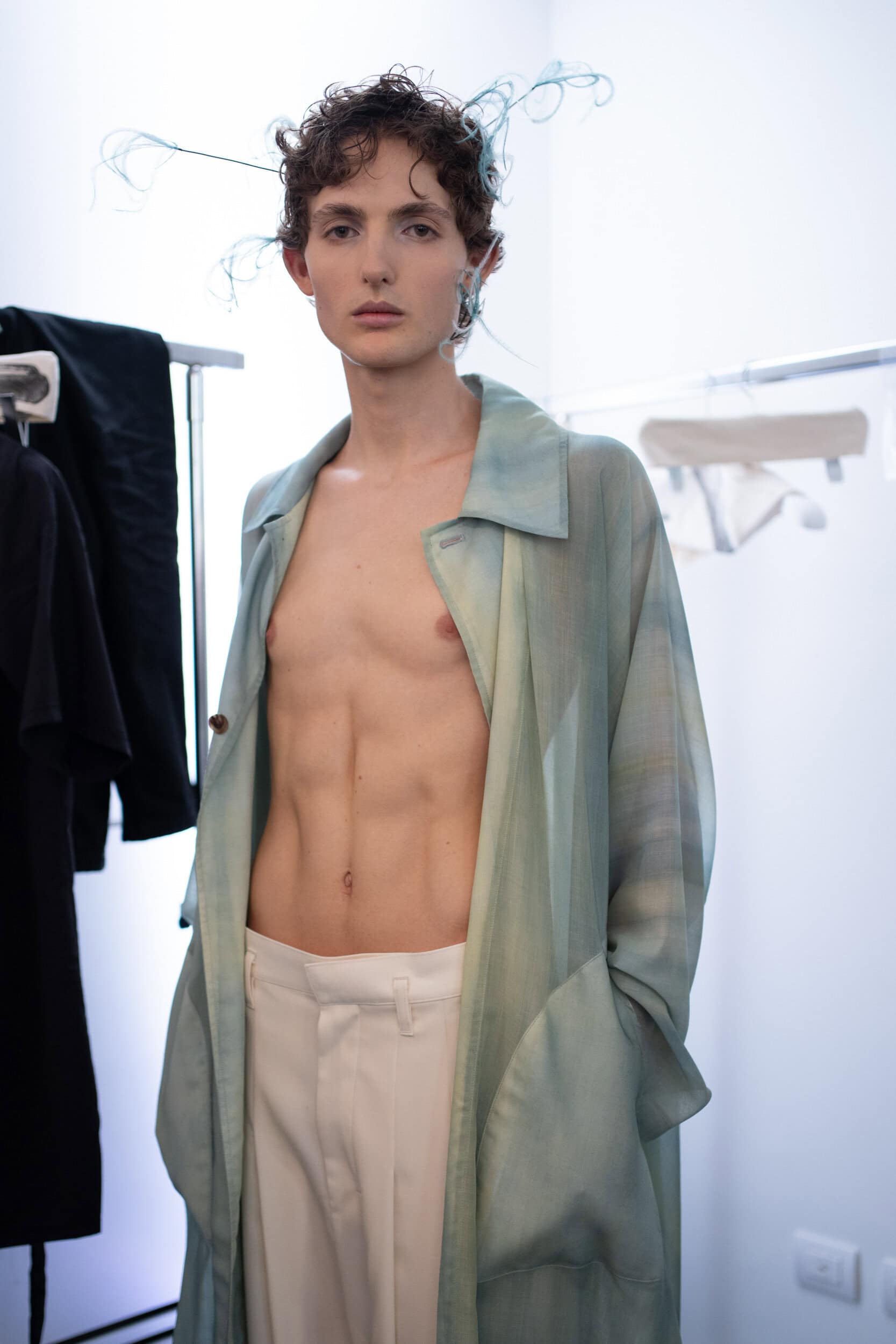 Shinyakozuka Spring 2027 Men's Fashion Show Backstage