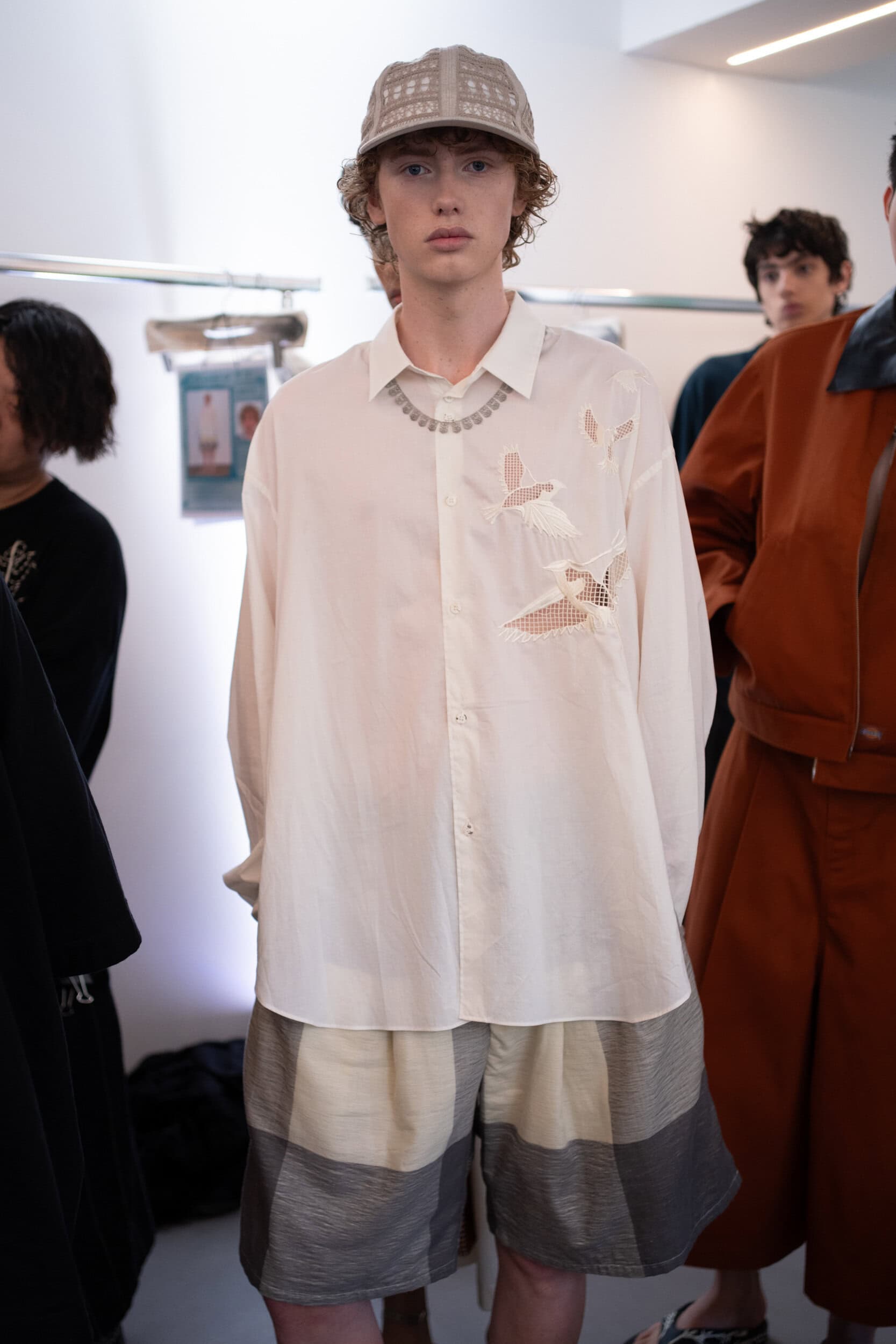Shinyakozuka Spring 2027 Men's Fashion Show Backstage