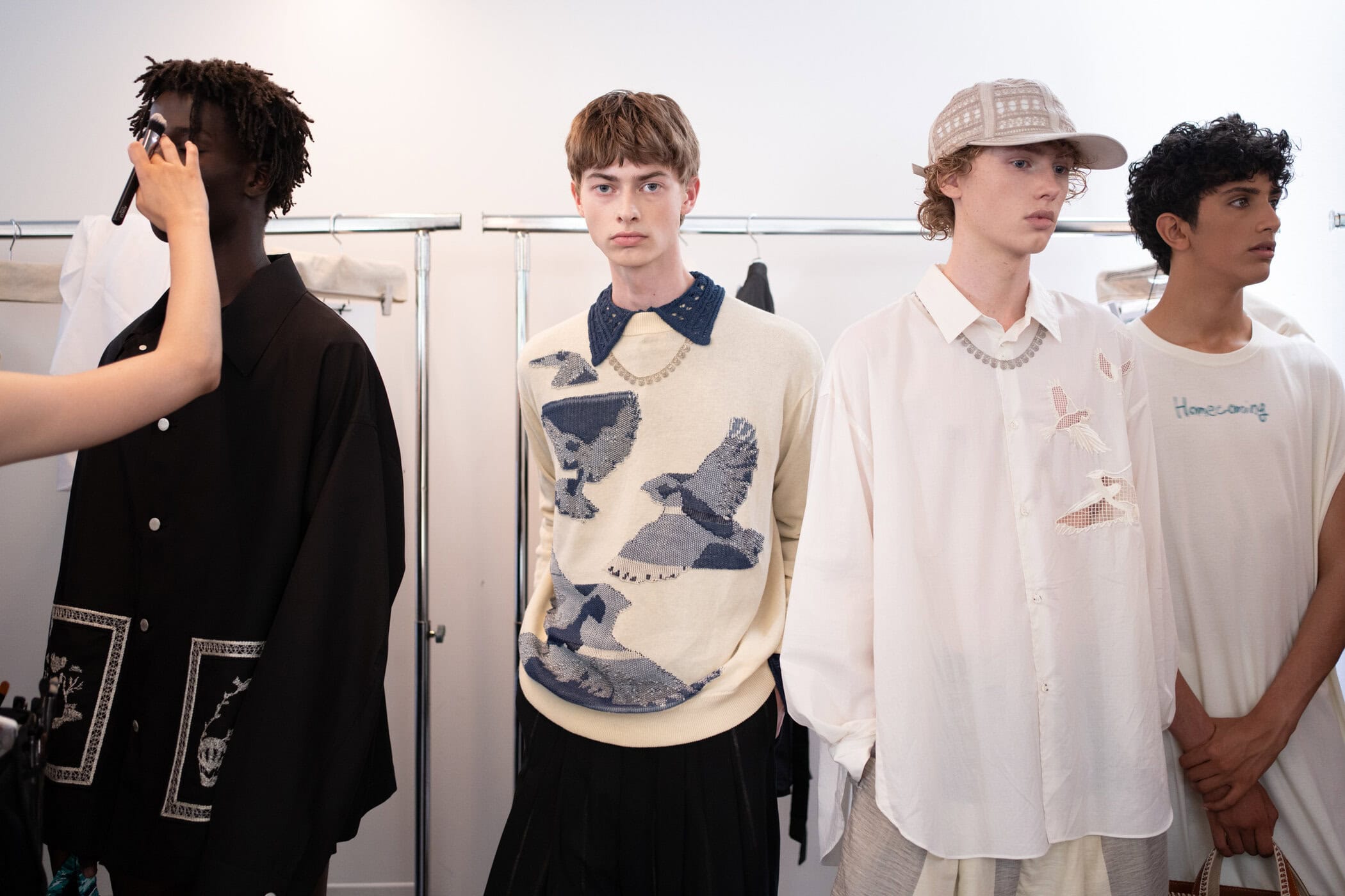 Shinyakozuka Spring 2027 Men's Fashion Show Backstage