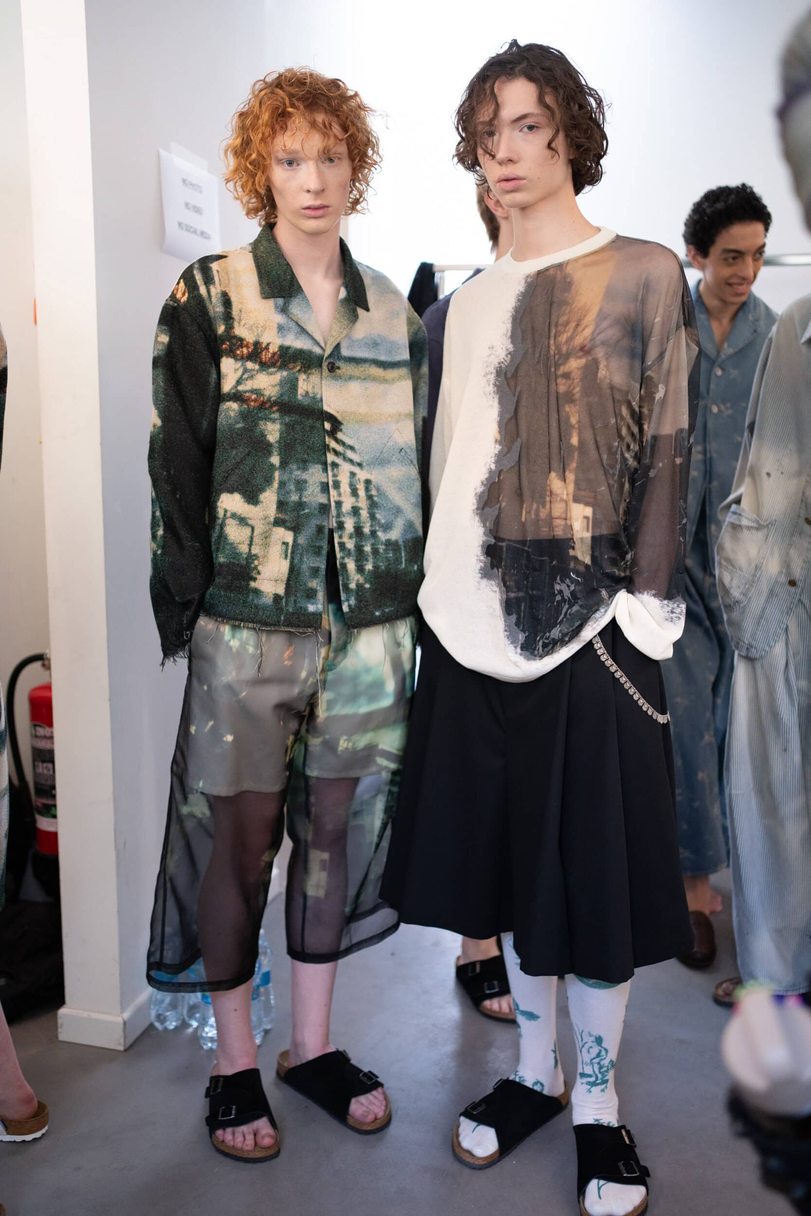 Shinyakozuka Spring 2027 Men's Fashion Show Backstage