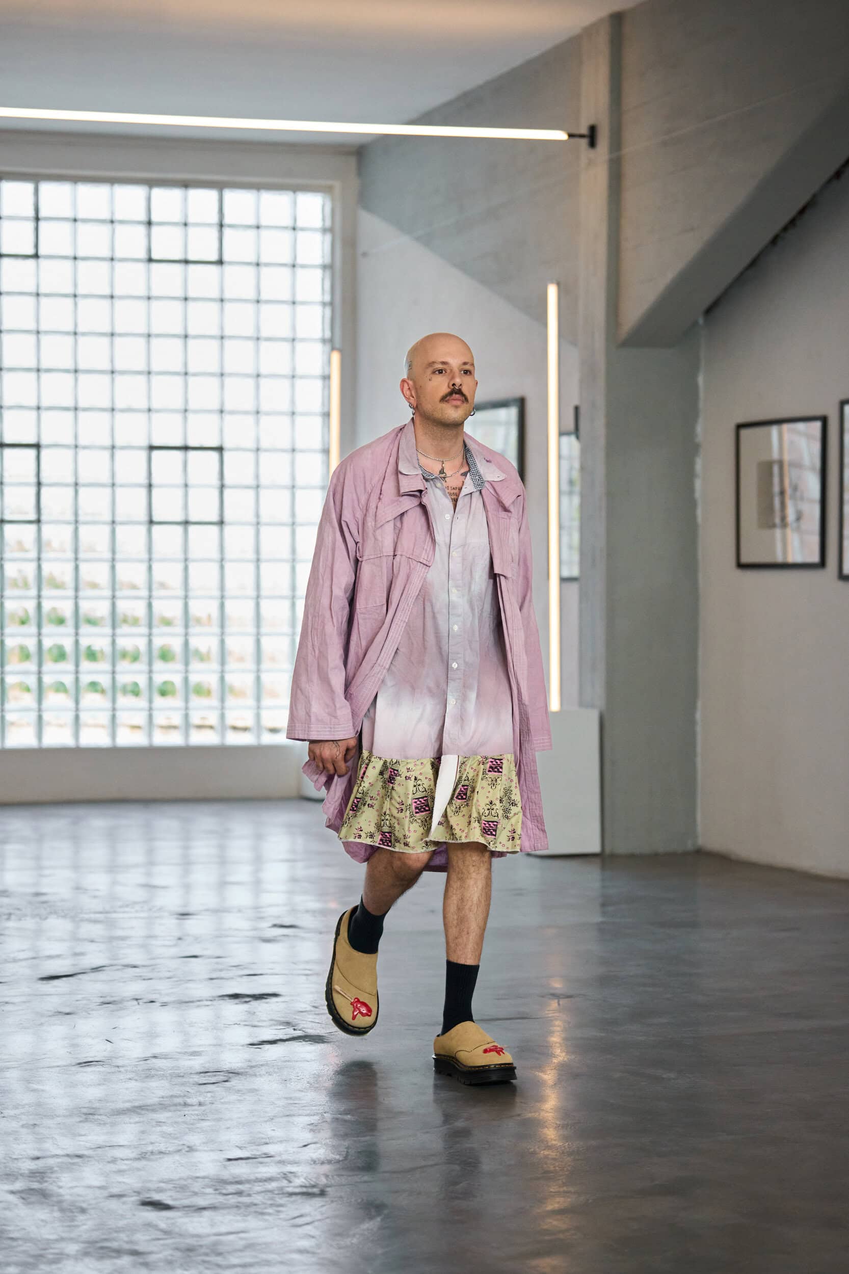 Simon Cracker Spring 2027 Men's Fashion Show Atmosphere