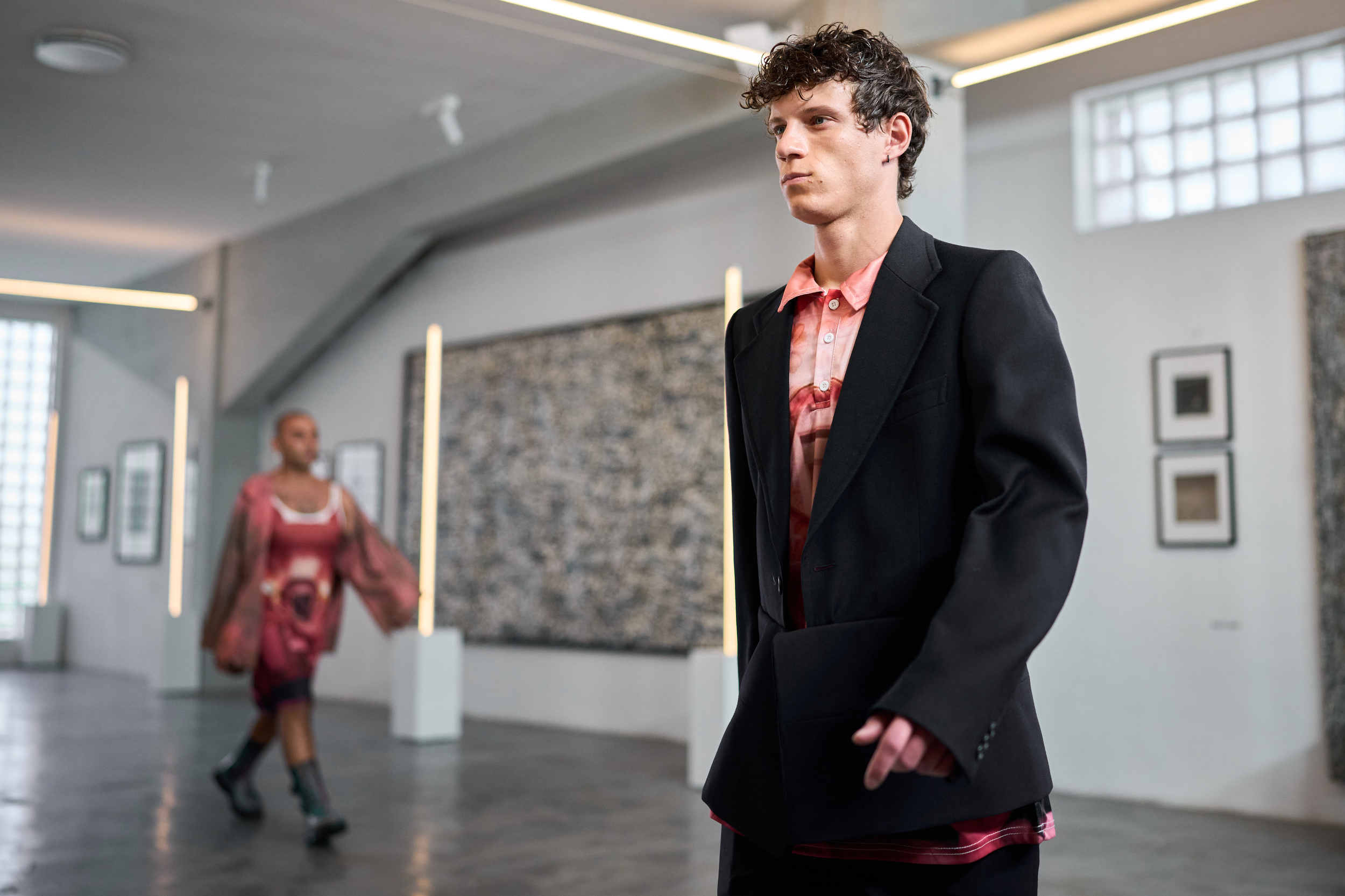 Simon Cracker Spring 2027 Men's Fashion Show Atmosphere