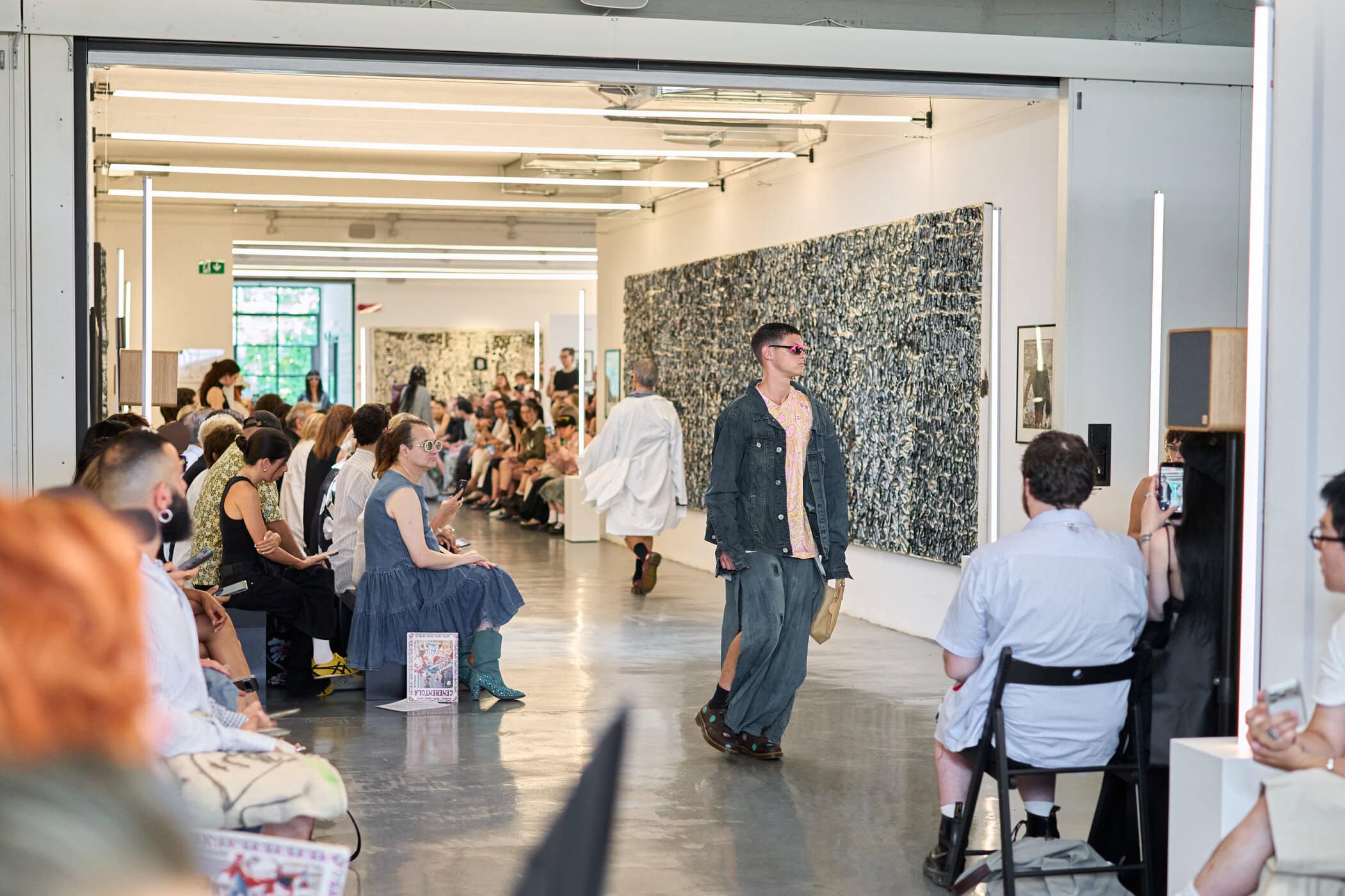 Simon Cracker Spring 2027 Men's Fashion Show Atmosphere