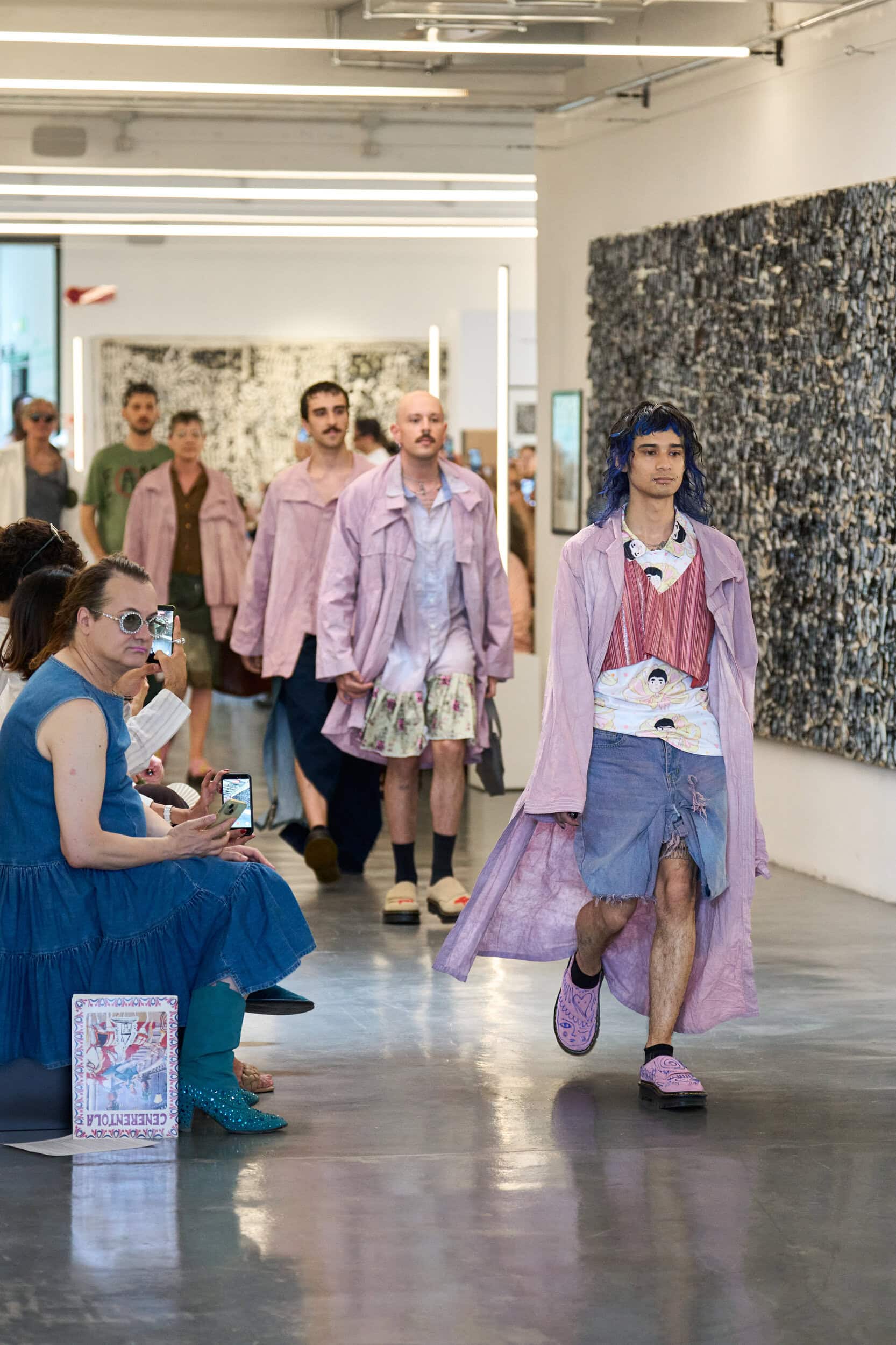 Simon Cracker Spring 2027 Men's Fashion Show Atmosphere