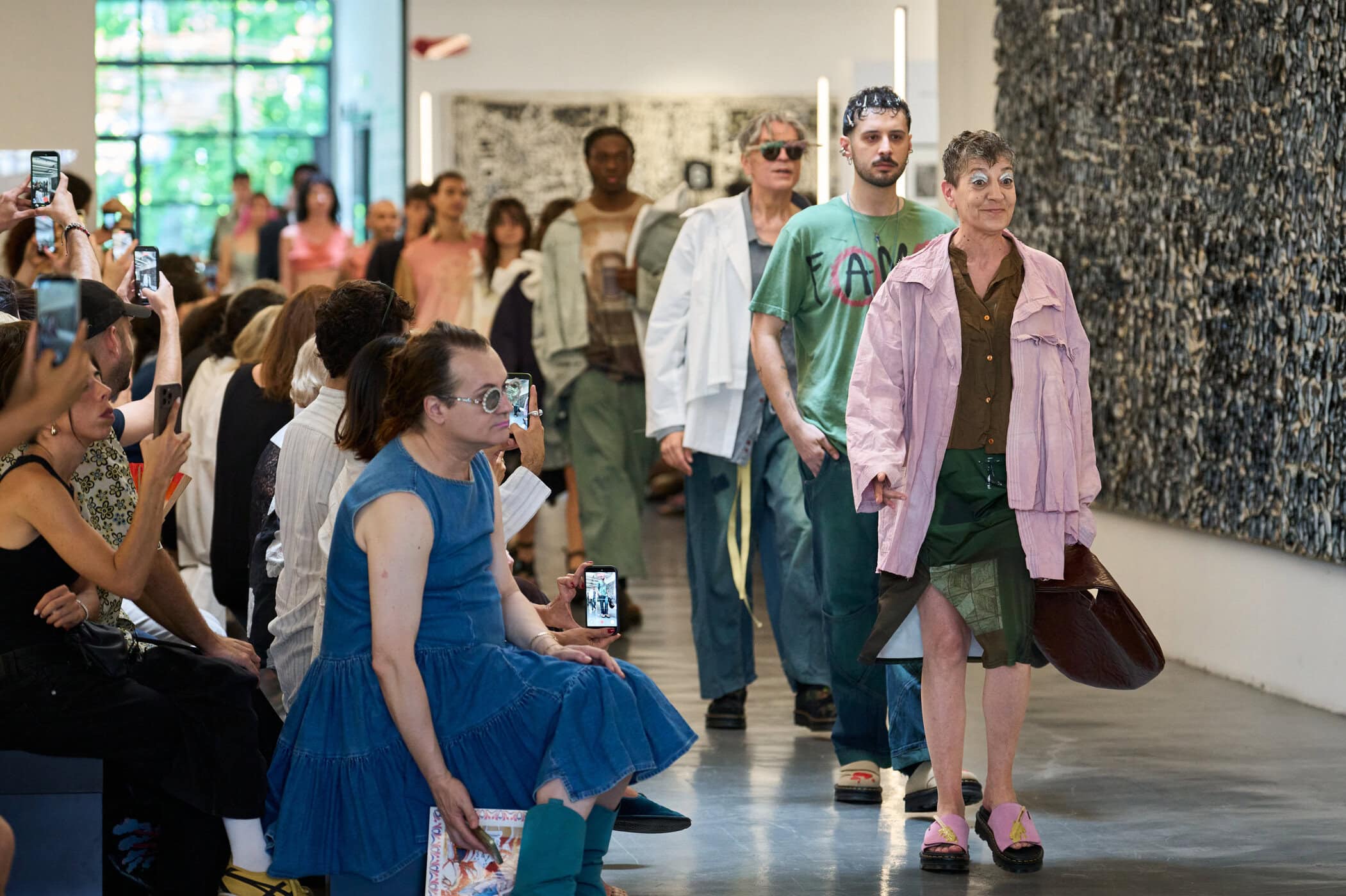 Simon Cracker Spring 2027 Men's Fashion Show Atmosphere
