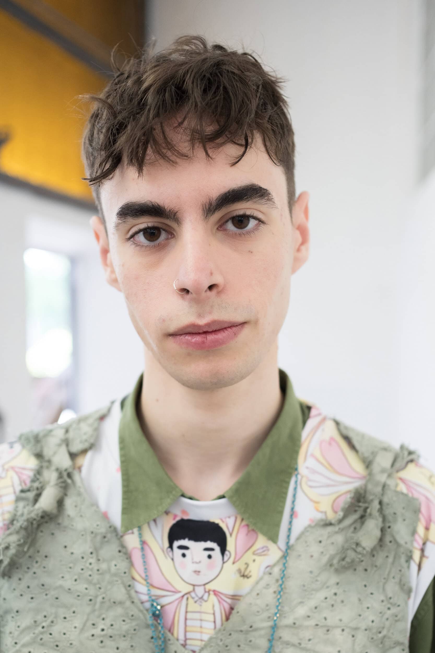 Simon Cracker Spring 2027 Men's Fashion Show Backstage