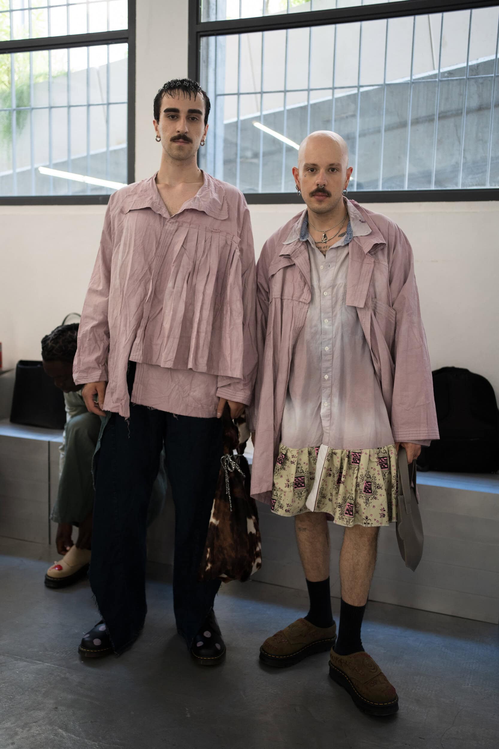 Simon Cracker Spring 2027 Men's Fashion Show Backstage