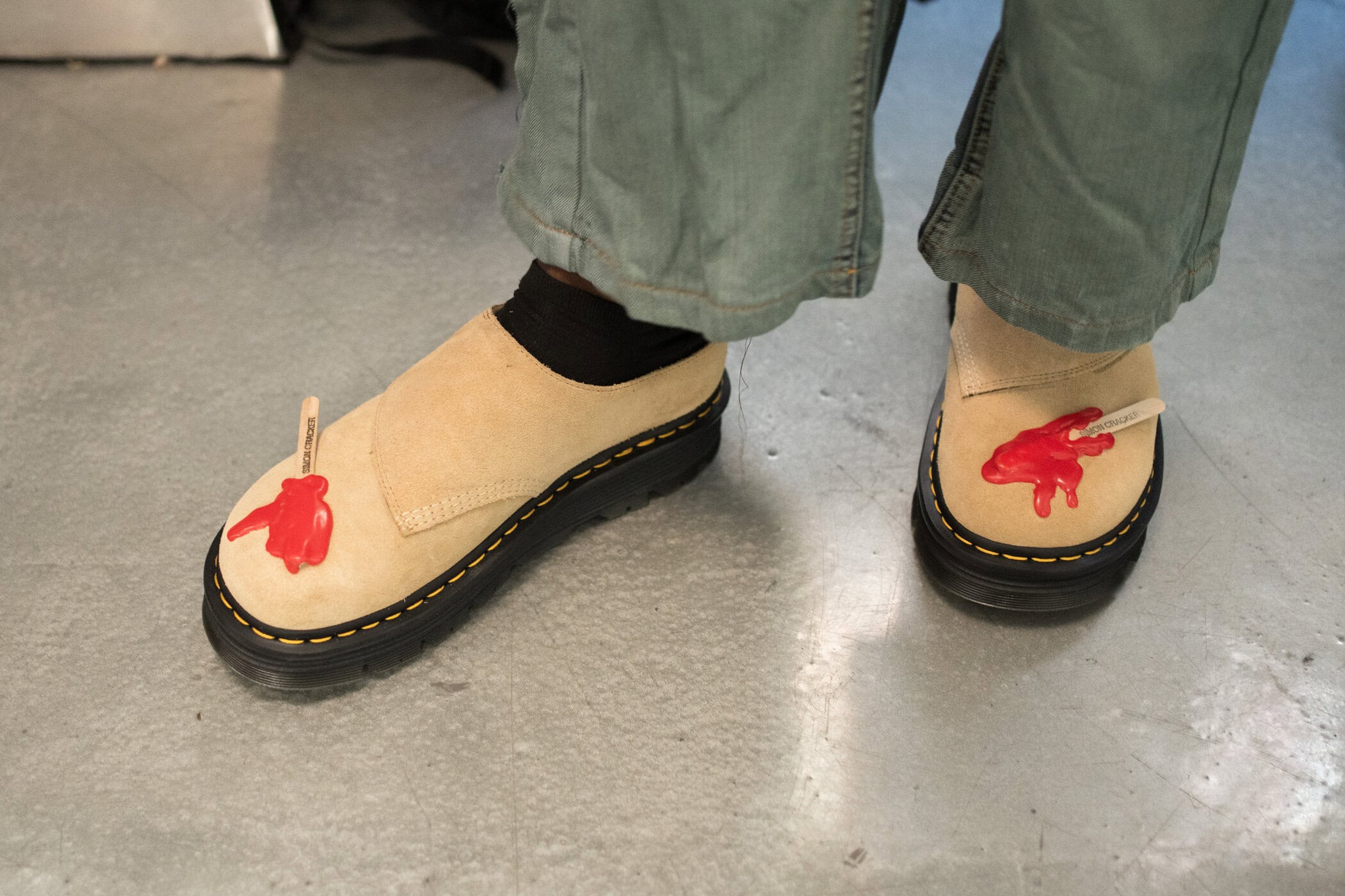 Simon Cracker Spring 2027 Men's Fashion Show Backstage