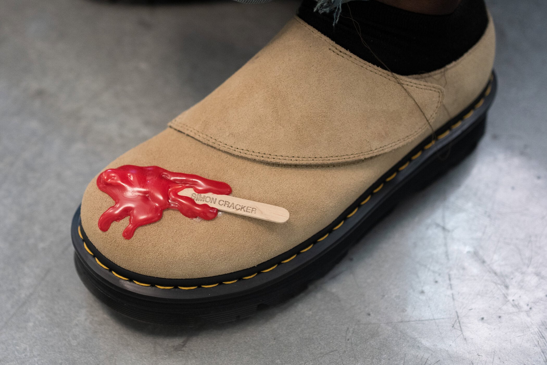 Simon Cracker Spring 2027 Men's Fashion Show Backstage
