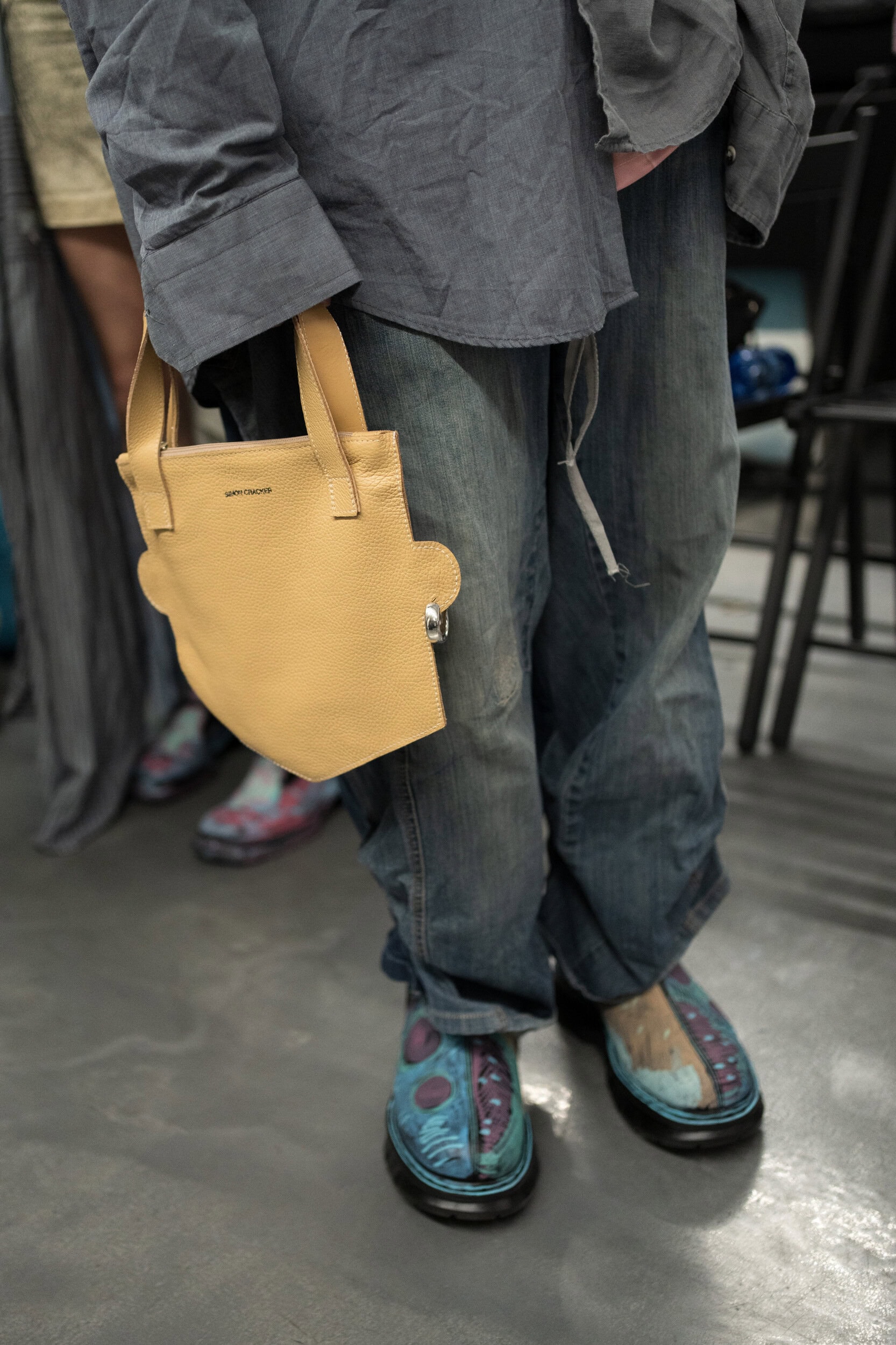 Simon Cracker Spring 2027 Men's Fashion Show Backstage