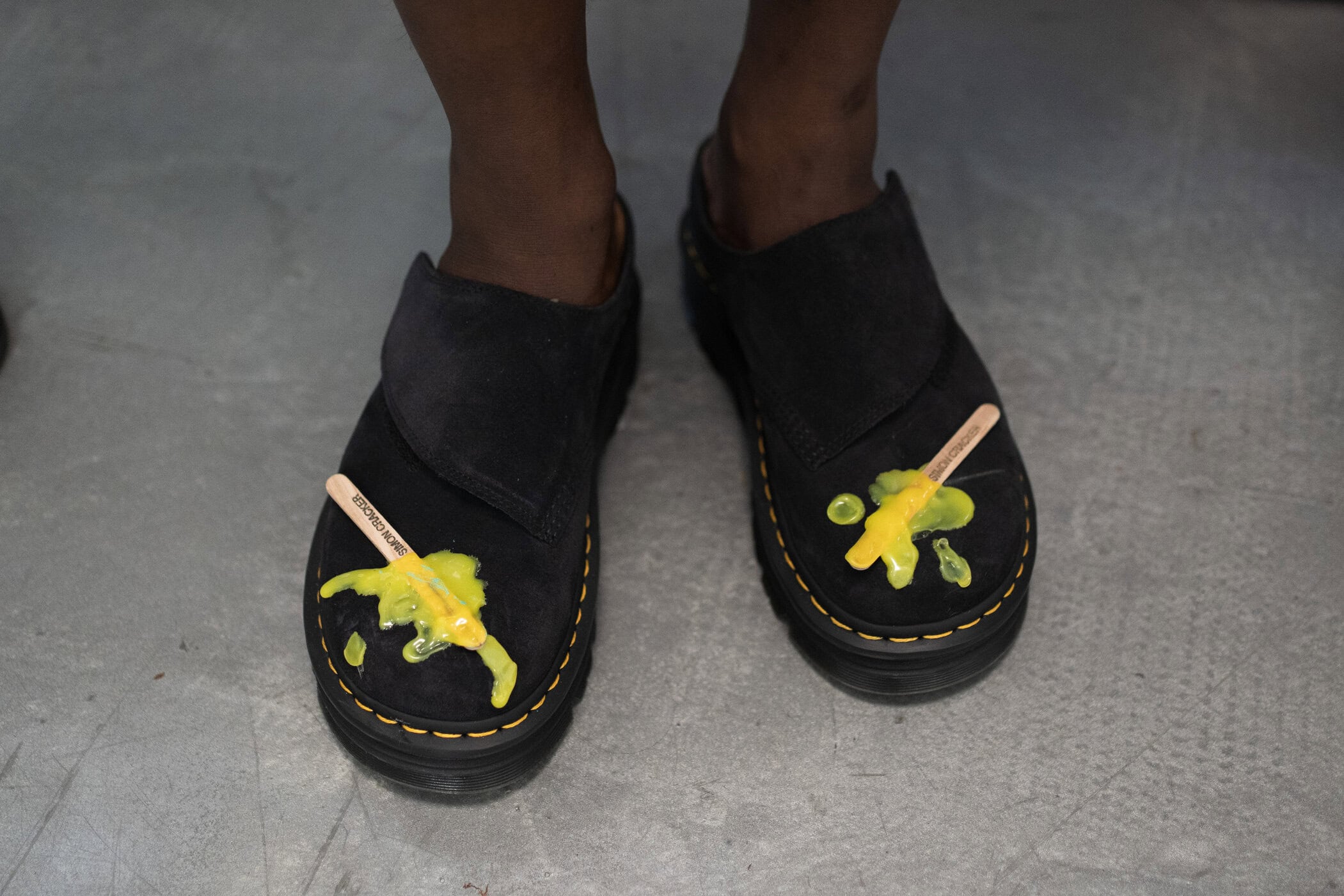 Simon Cracker Spring 2027 Men's Fashion Show Backstage
