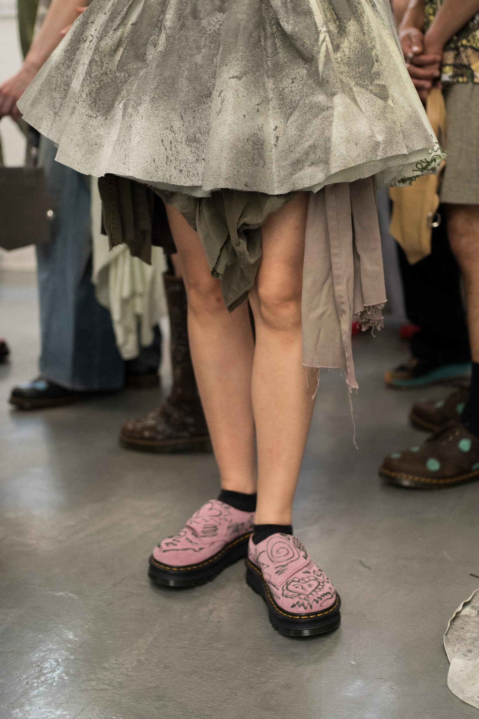 Simon Cracker Spring 2027 Men's Fashion Show Backstage