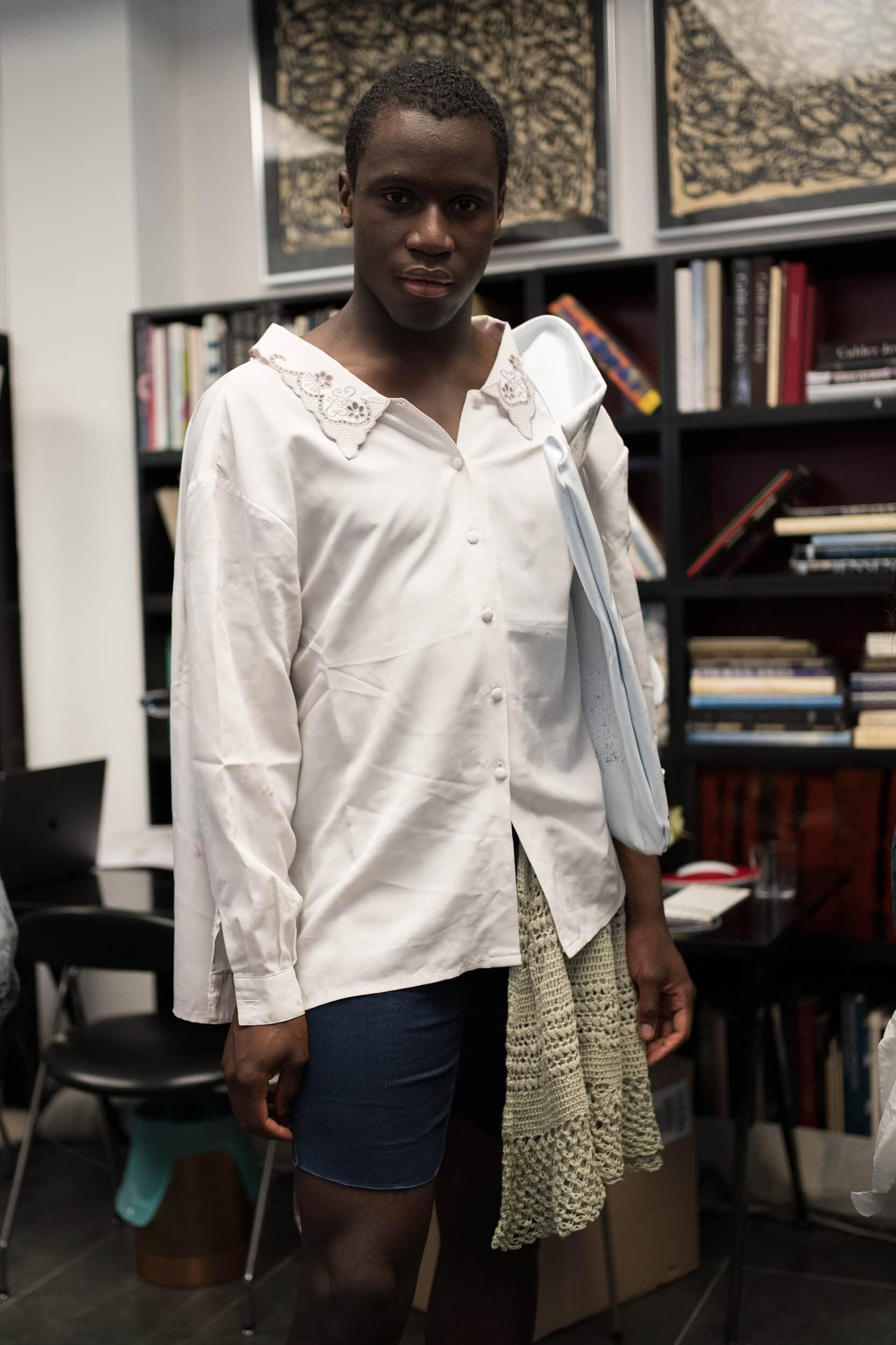 Simon Cracker Spring 2027 Men's Fashion Show Backstage
