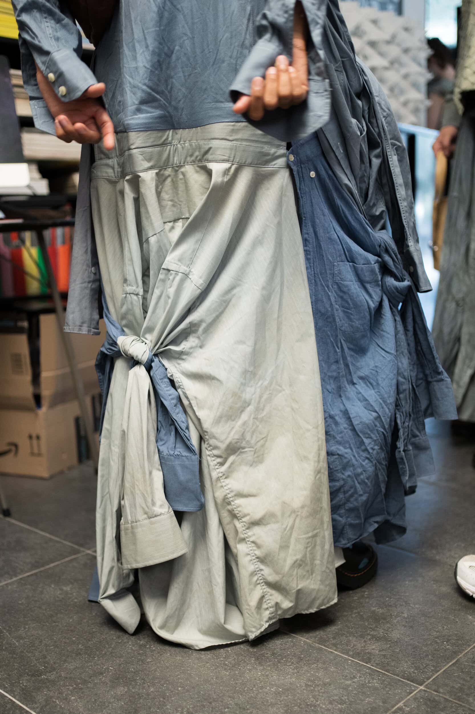 Simon Cracker Spring 2027 Men's Fashion Show Backstage