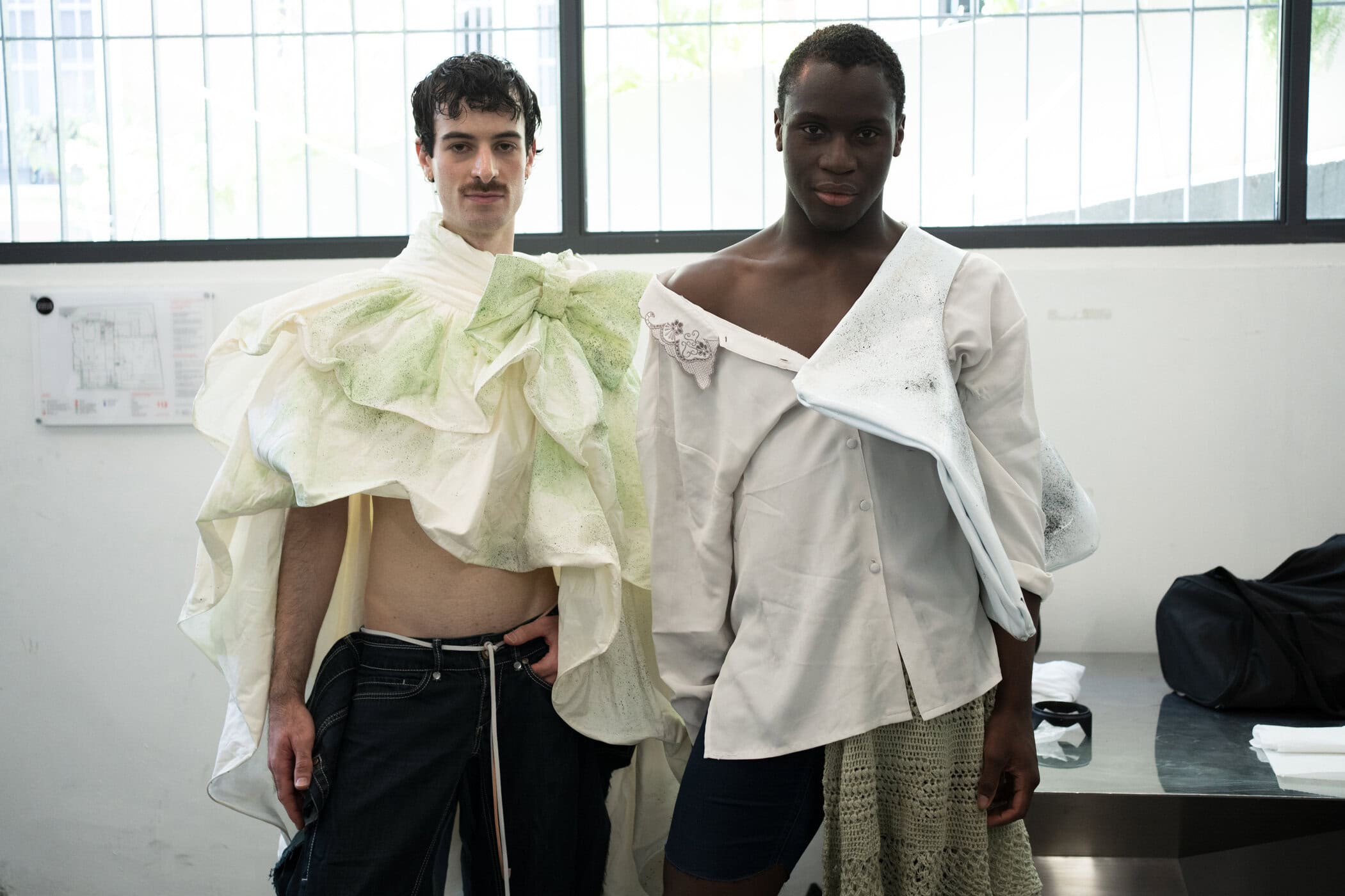 Simon Cracker Spring 2027 Men's Fashion Show Backstage