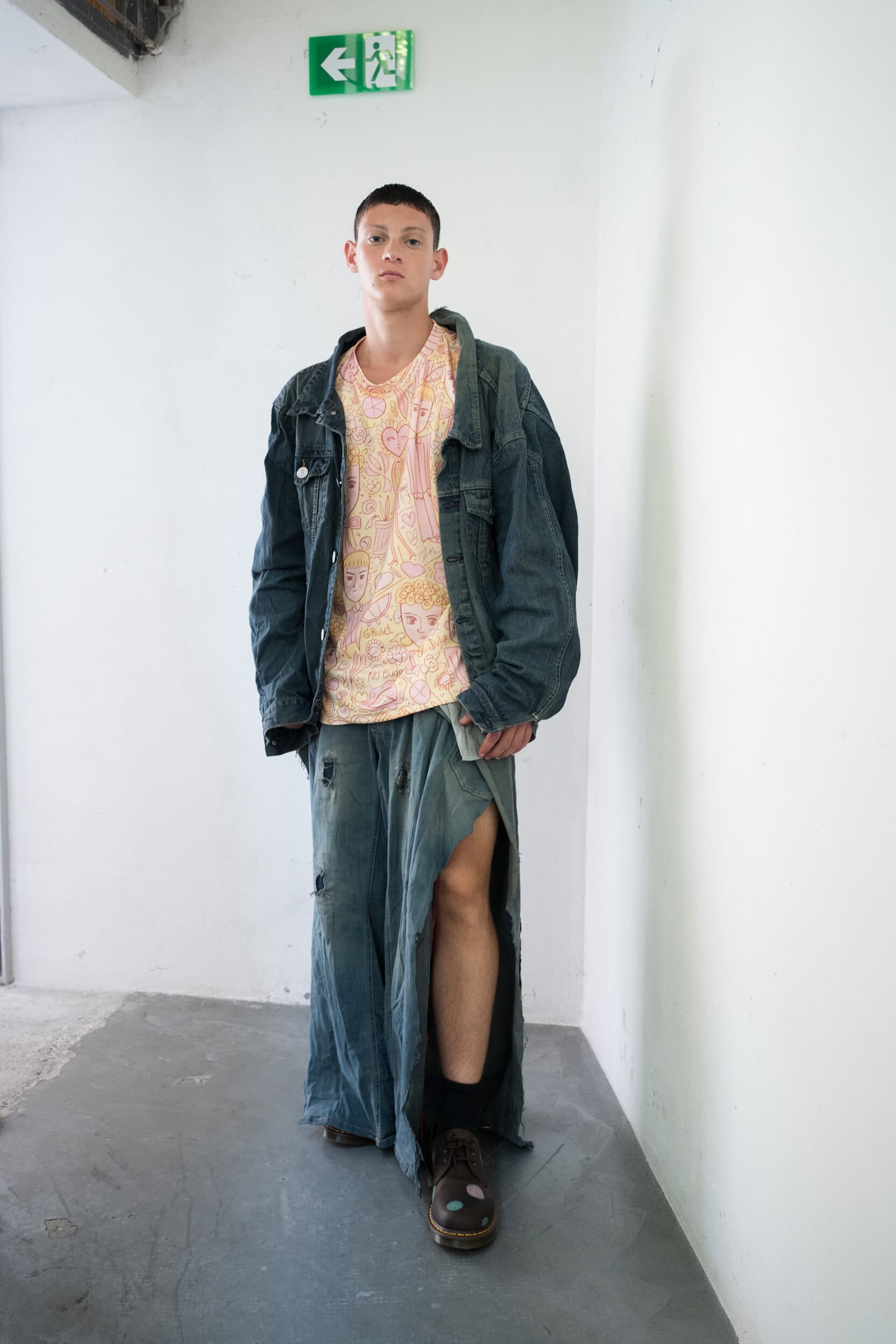 Simon Cracker Spring 2027 Men's Fashion Show Backstage
