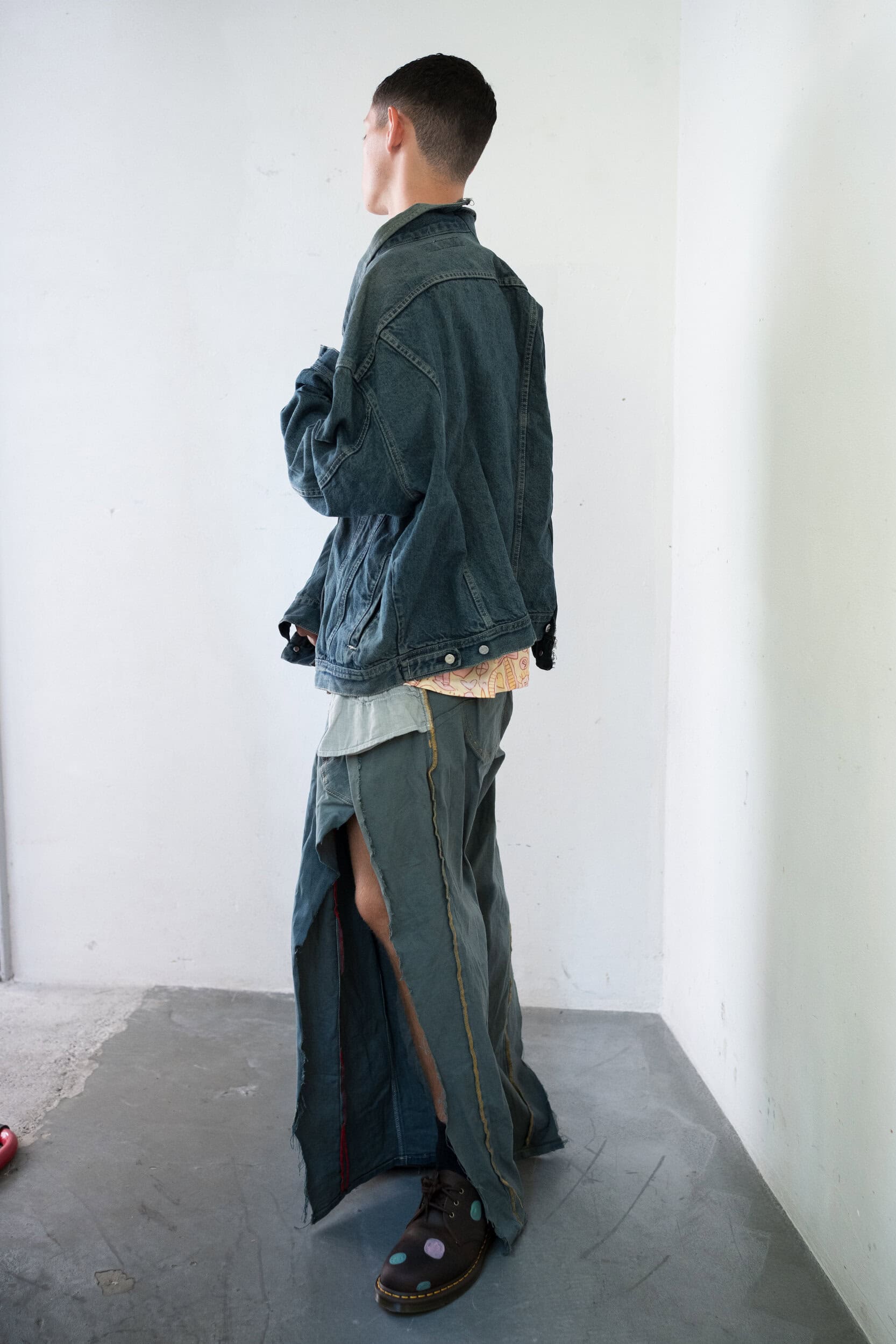Simon Cracker Spring 2027 Men's Fashion Show Backstage