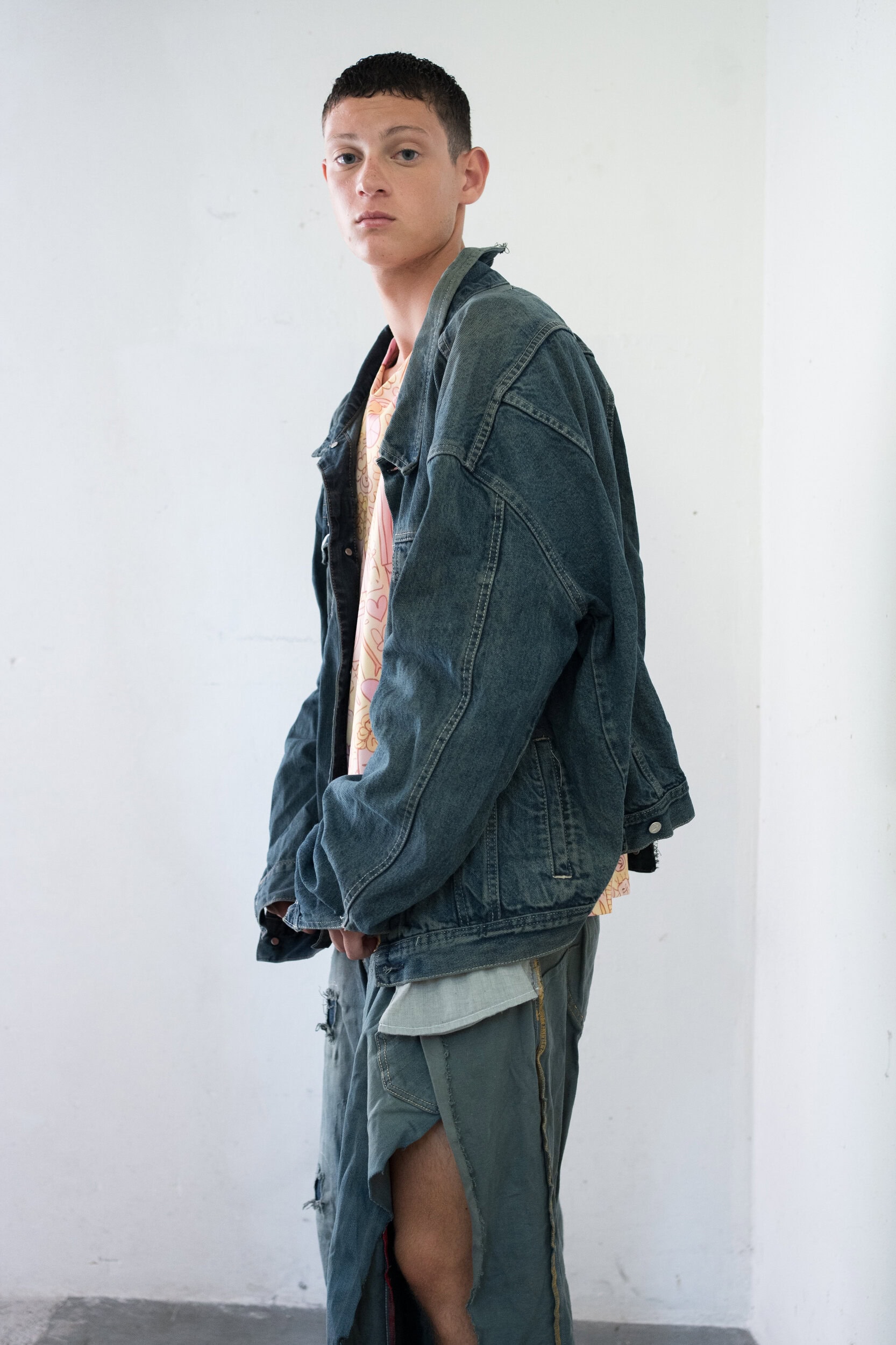 Simon Cracker Spring 2027 Men's Fashion Show Backstage