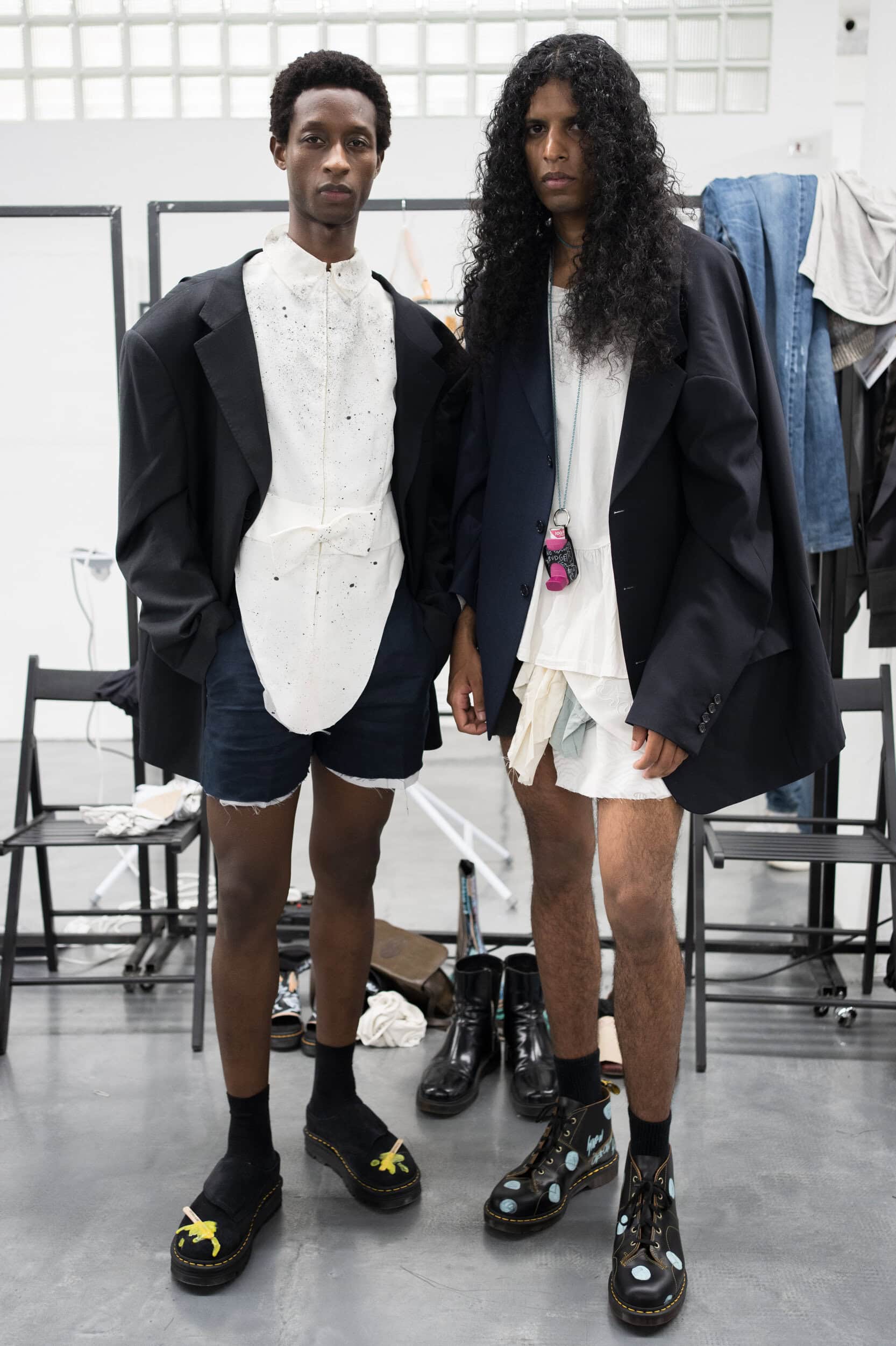 Simon Cracker Spring 2027 Men's Fashion Show Backstage