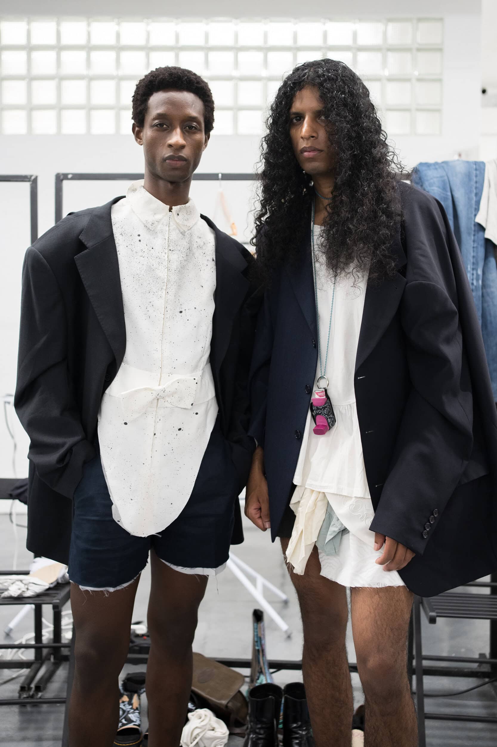 Simon Cracker Spring 2027 Men's Fashion Show Backstage