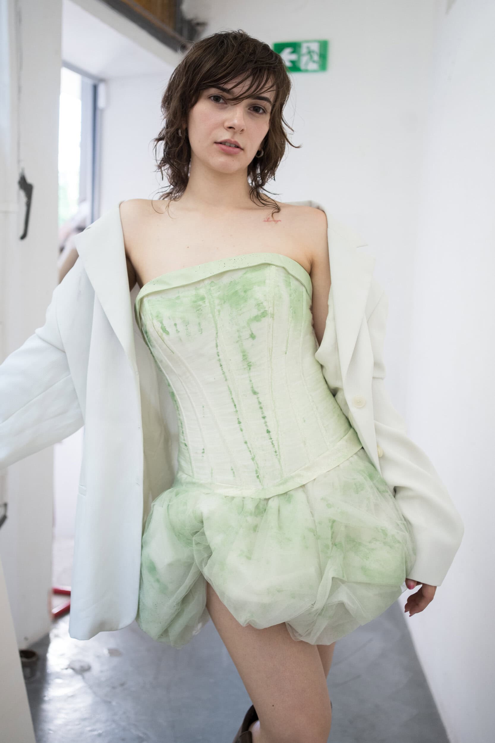 Simon Cracker Spring 2027 Men's Fashion Show Backstage
