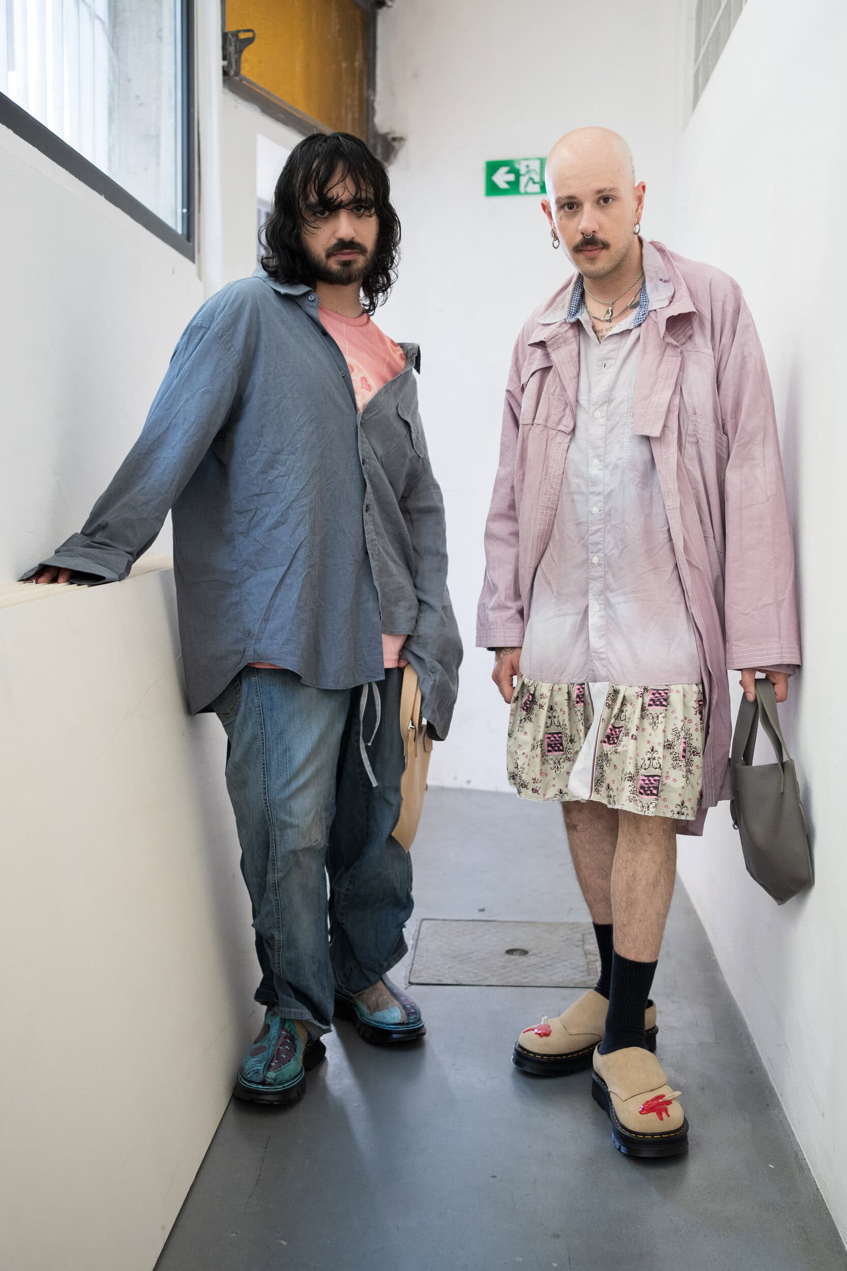 Simon Cracker Spring 2027 Men's Fashion Show Backstage
