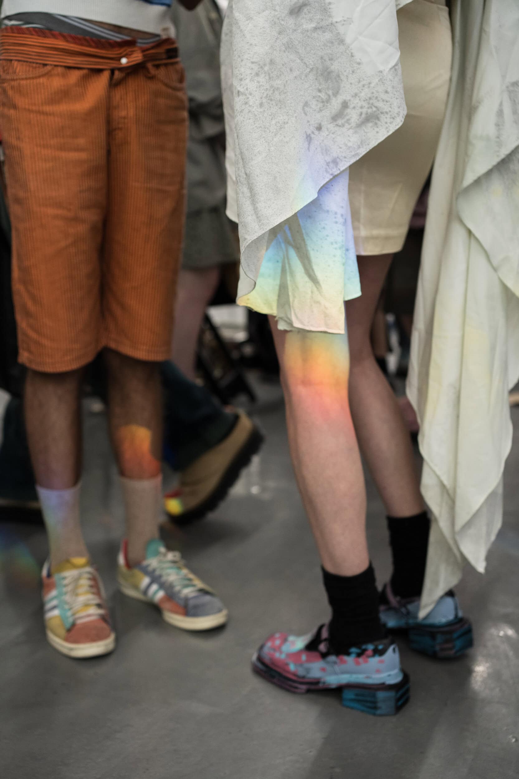 Simon Cracker Spring 2027 Men's Fashion Show Backstage