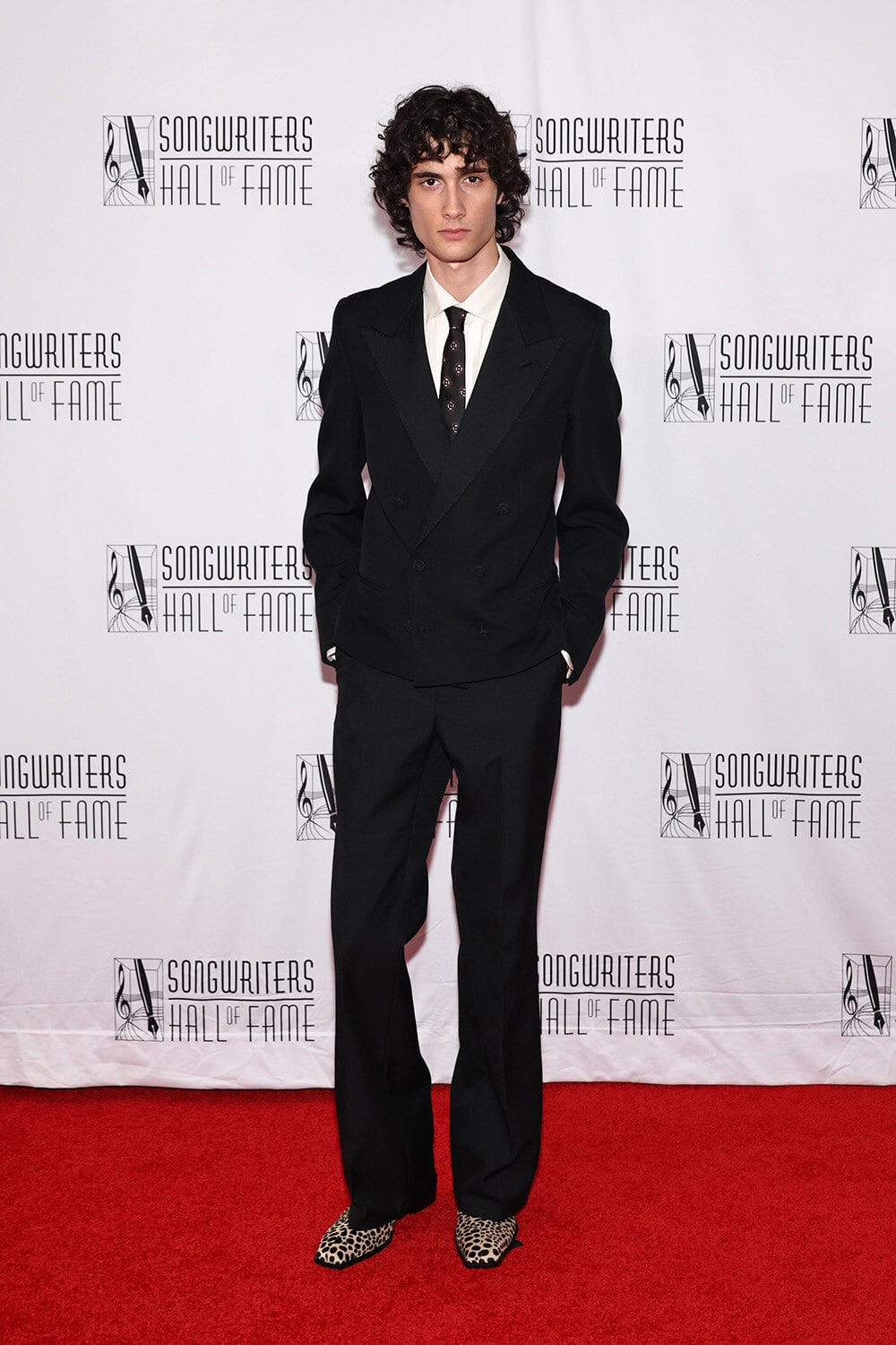 Sombr wears Valentino at Songwriters Hall of Fame 55th Annual Induction and Awards Gala