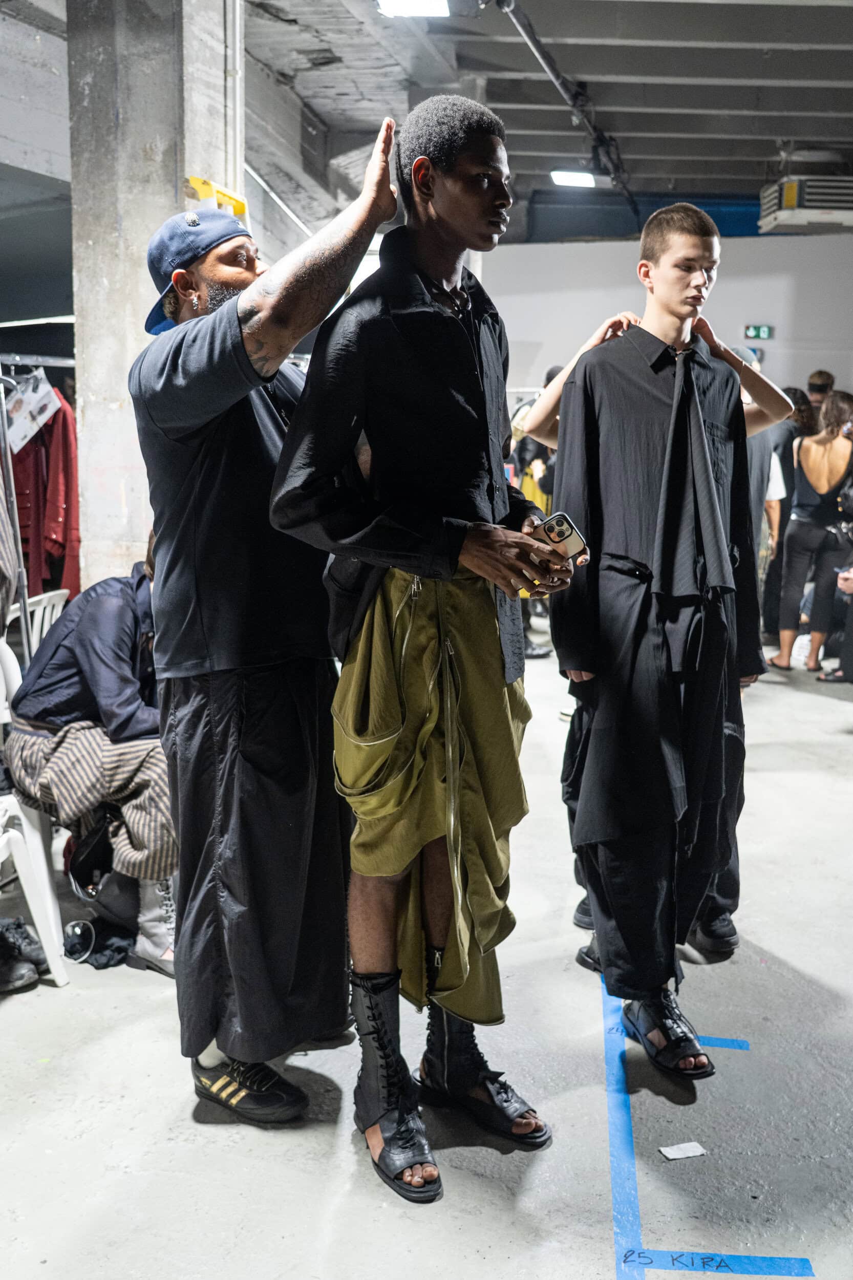 Songzio Spring 2027 Men's Fashion Show Backstage