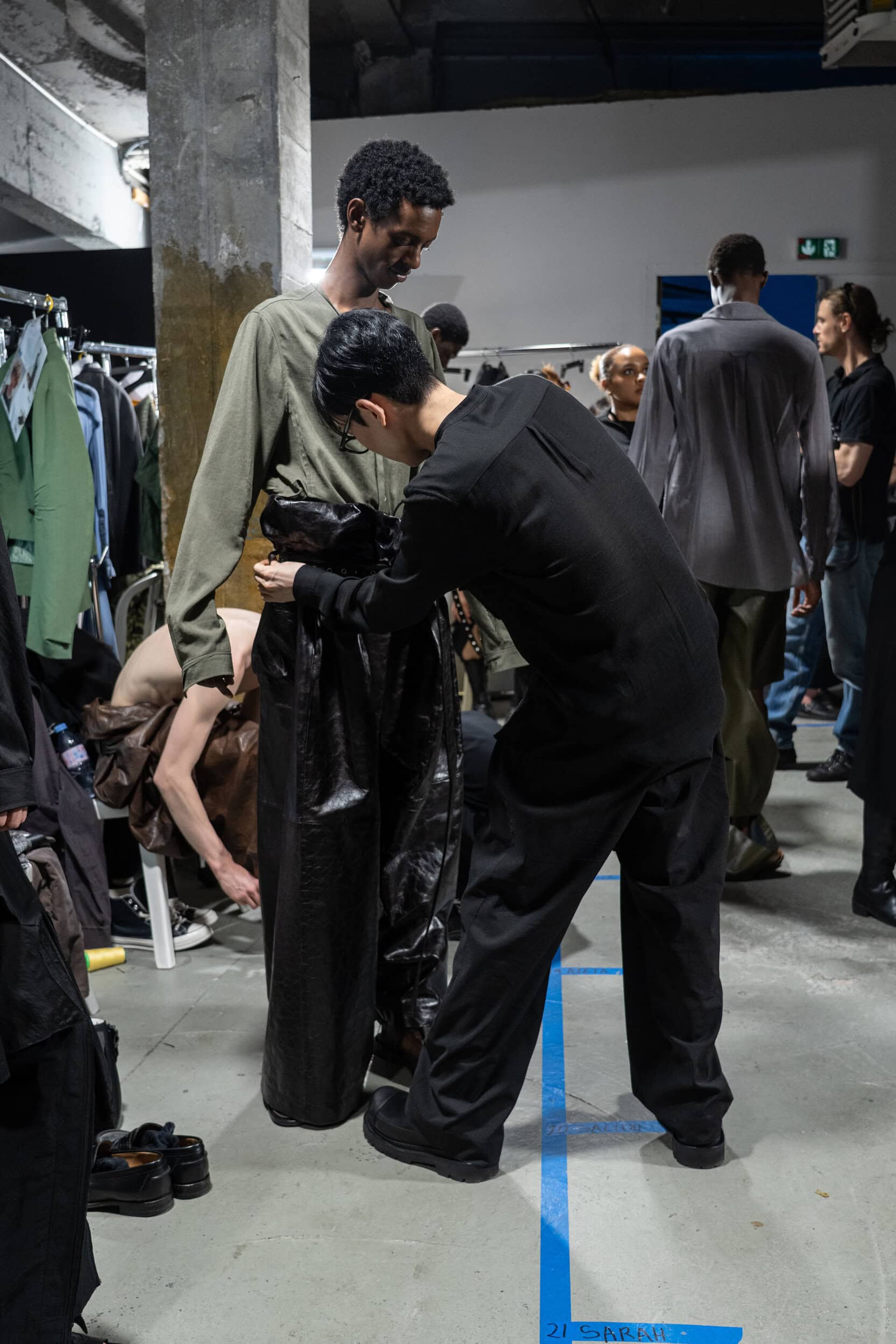 Songzio Spring 2027 Men's Fashion Show Backstage