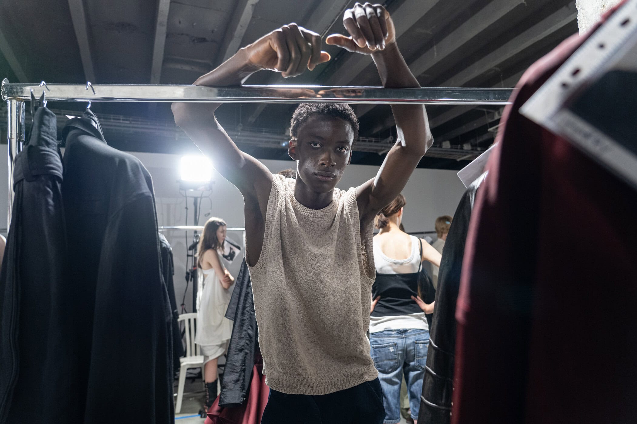 Songzio Spring 2027 Men's Fashion Show Backstage