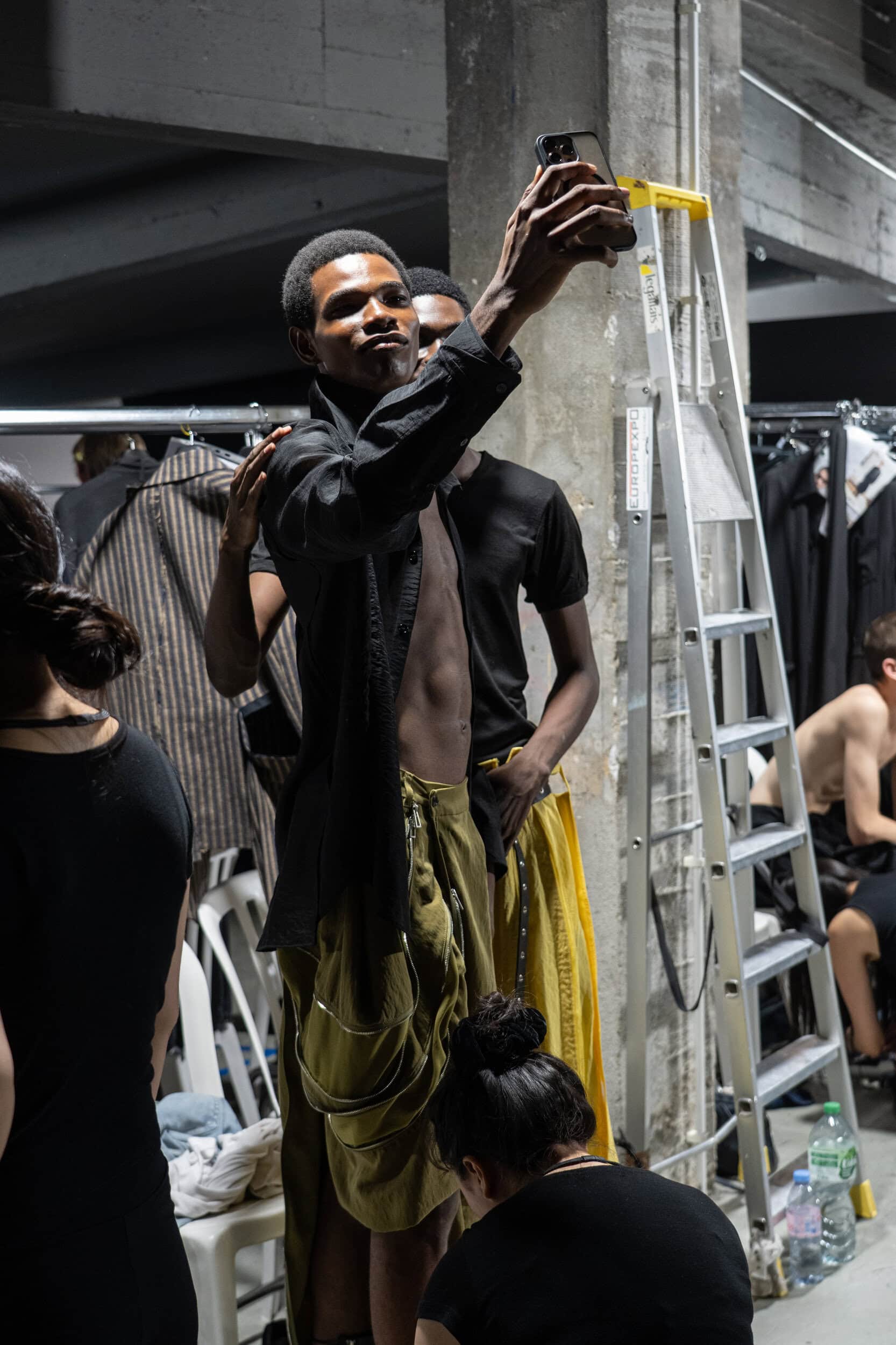 Songzio Spring 2027 Men's Fashion Show Backstage