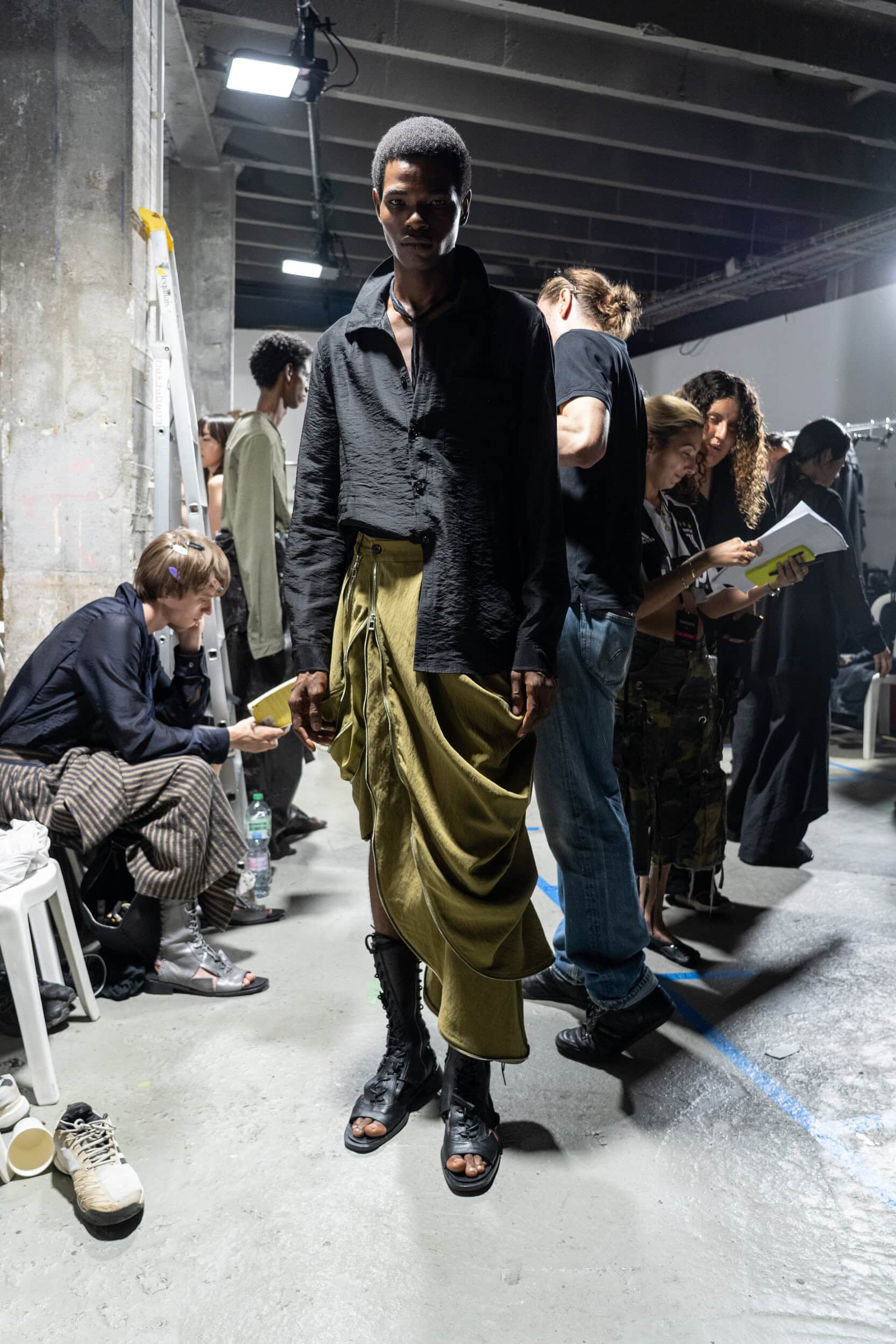 Songzio Spring 2027 Men's Fashion Show Backstage