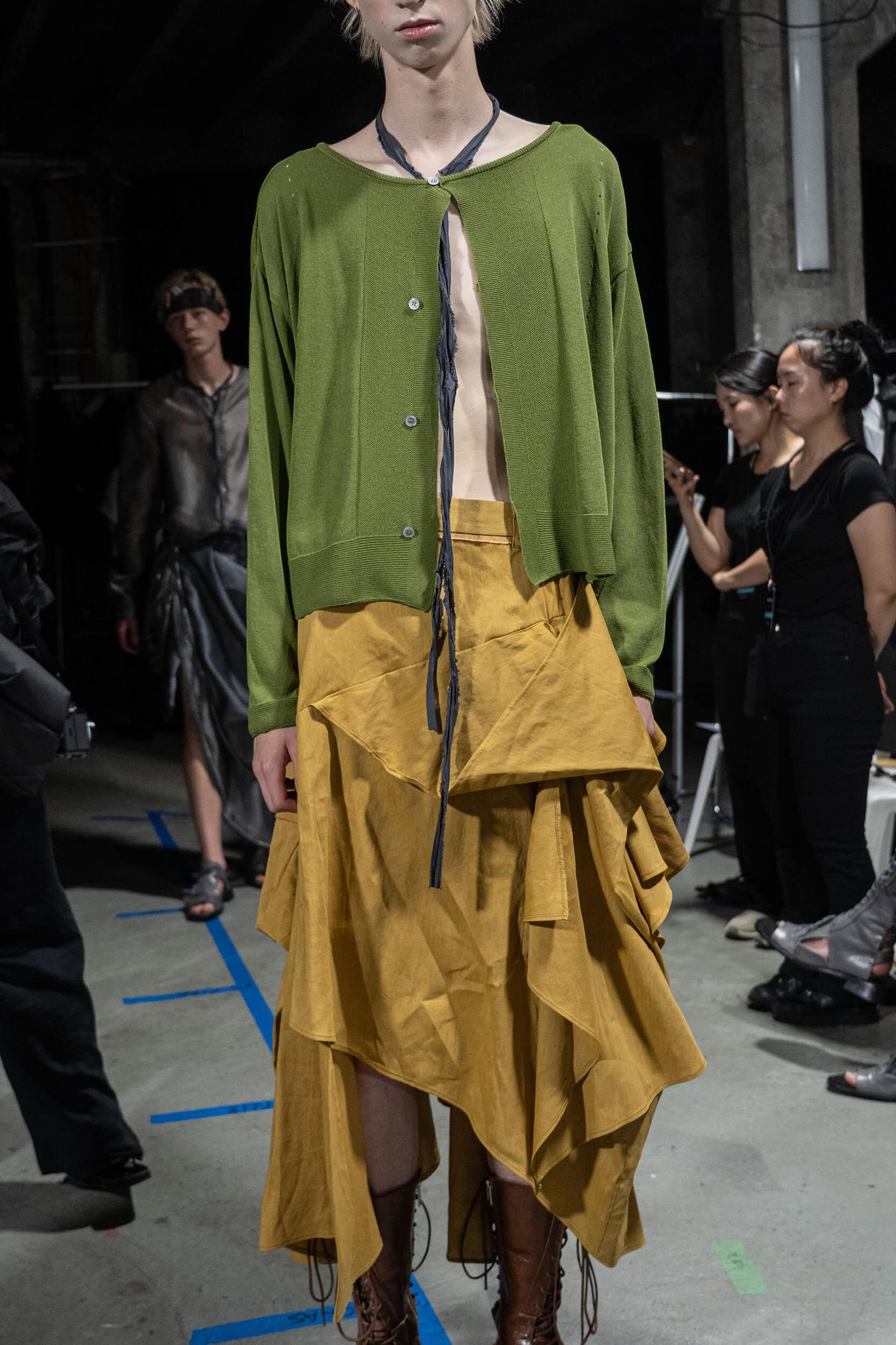 Songzio Spring 2027 Men's Fashion Show Backstage