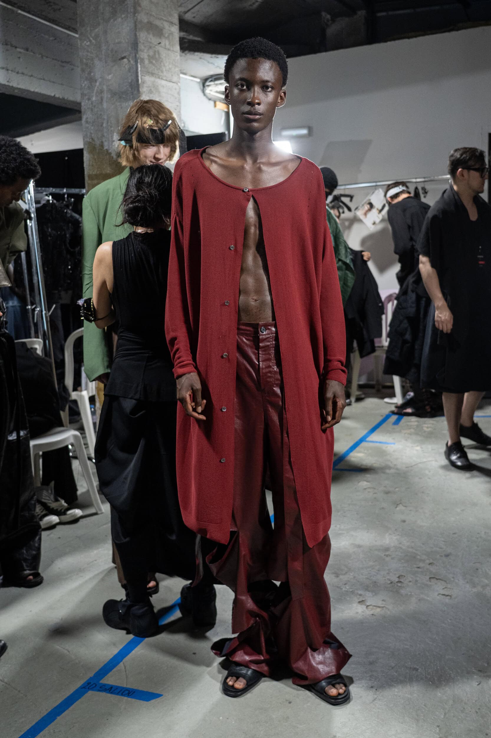 Songzio Spring 2027 Men's Fashion Show Backstage