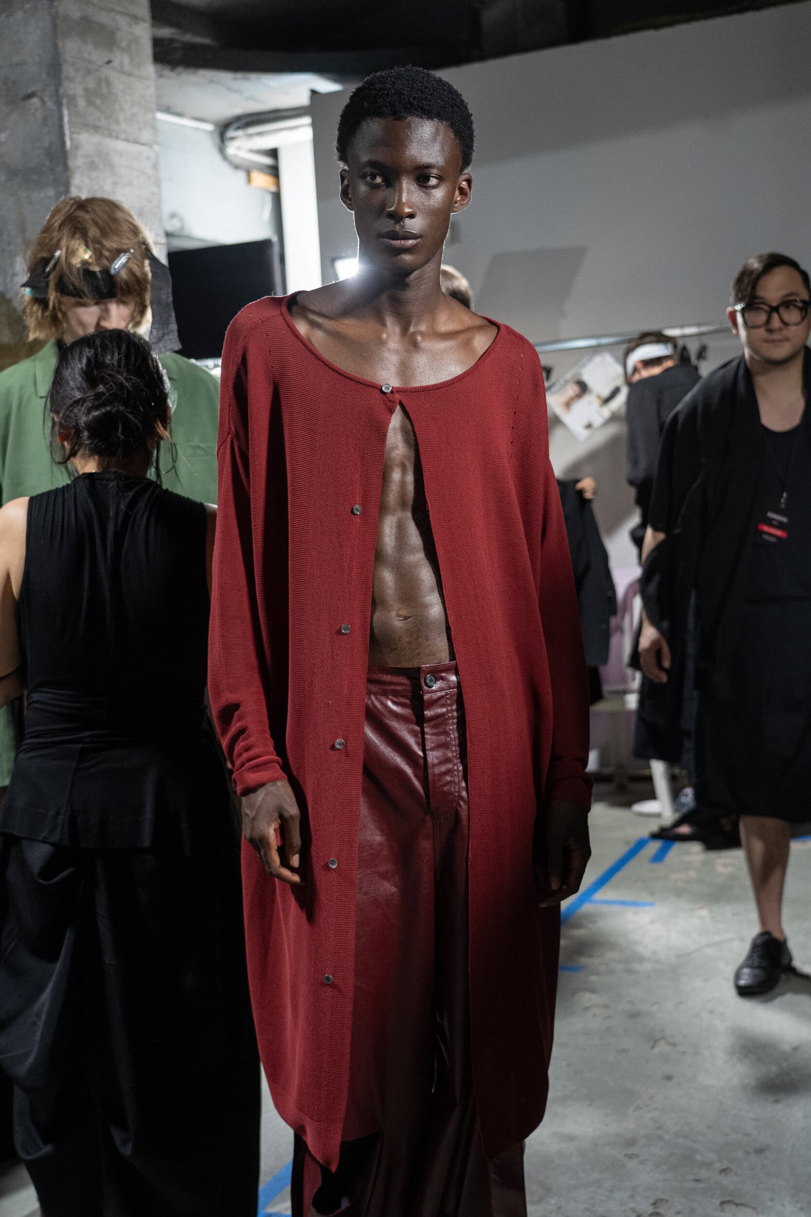 Songzio Spring 2027 Men's Fashion Show Backstage