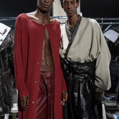 Songzio Spring 2027 Men's Fashion Show Backstage
