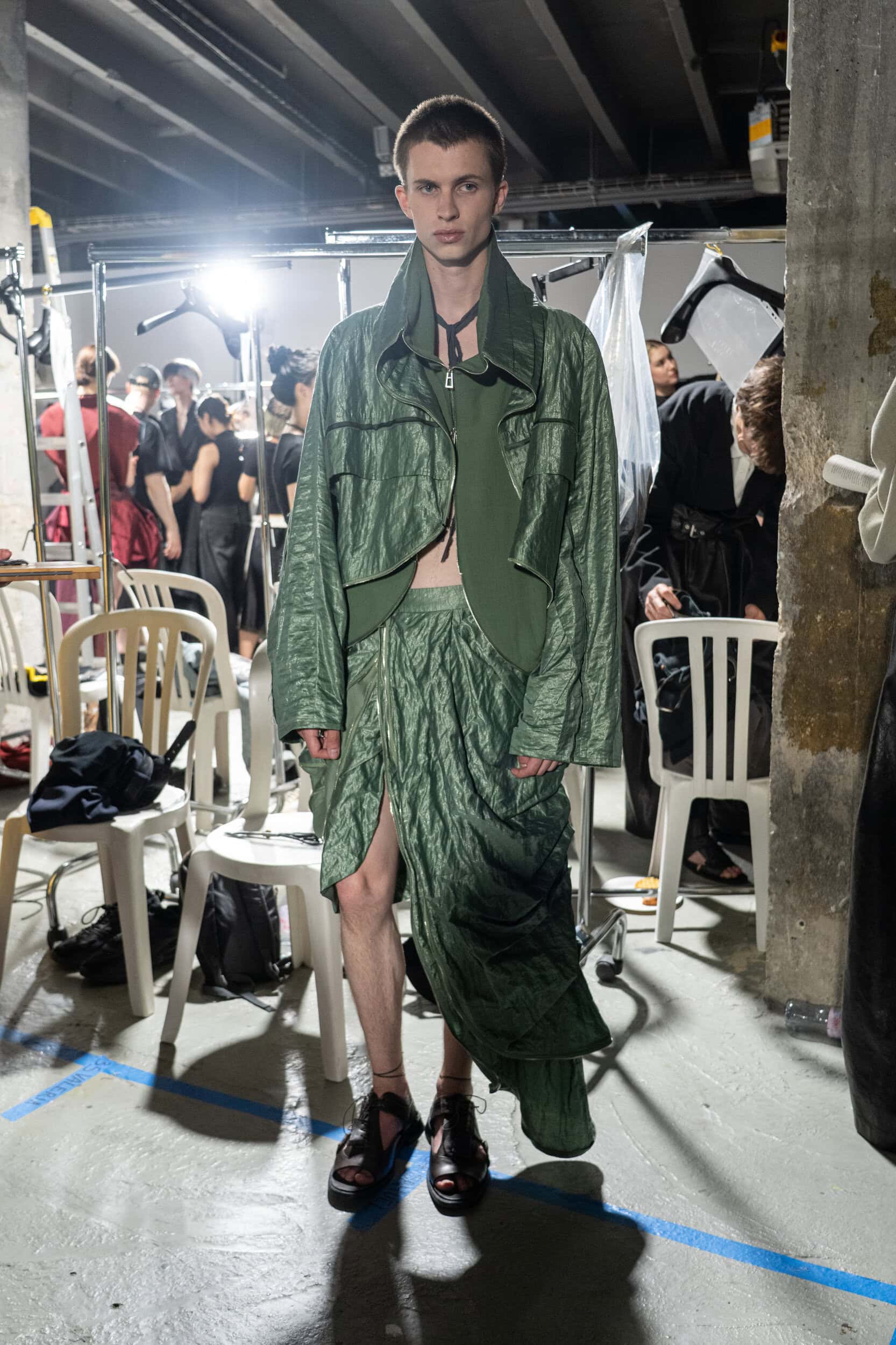 Songzio Spring 2027 Men's Fashion Show Backstage