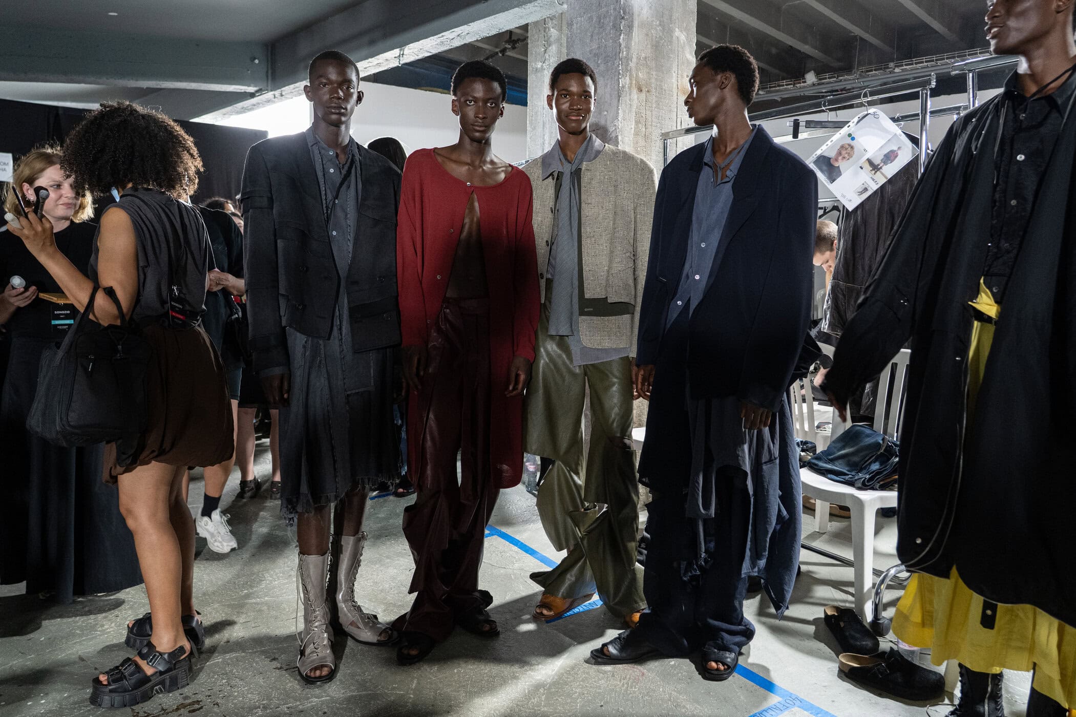 Songzio Spring 2027 Men's Fashion Show Backstage