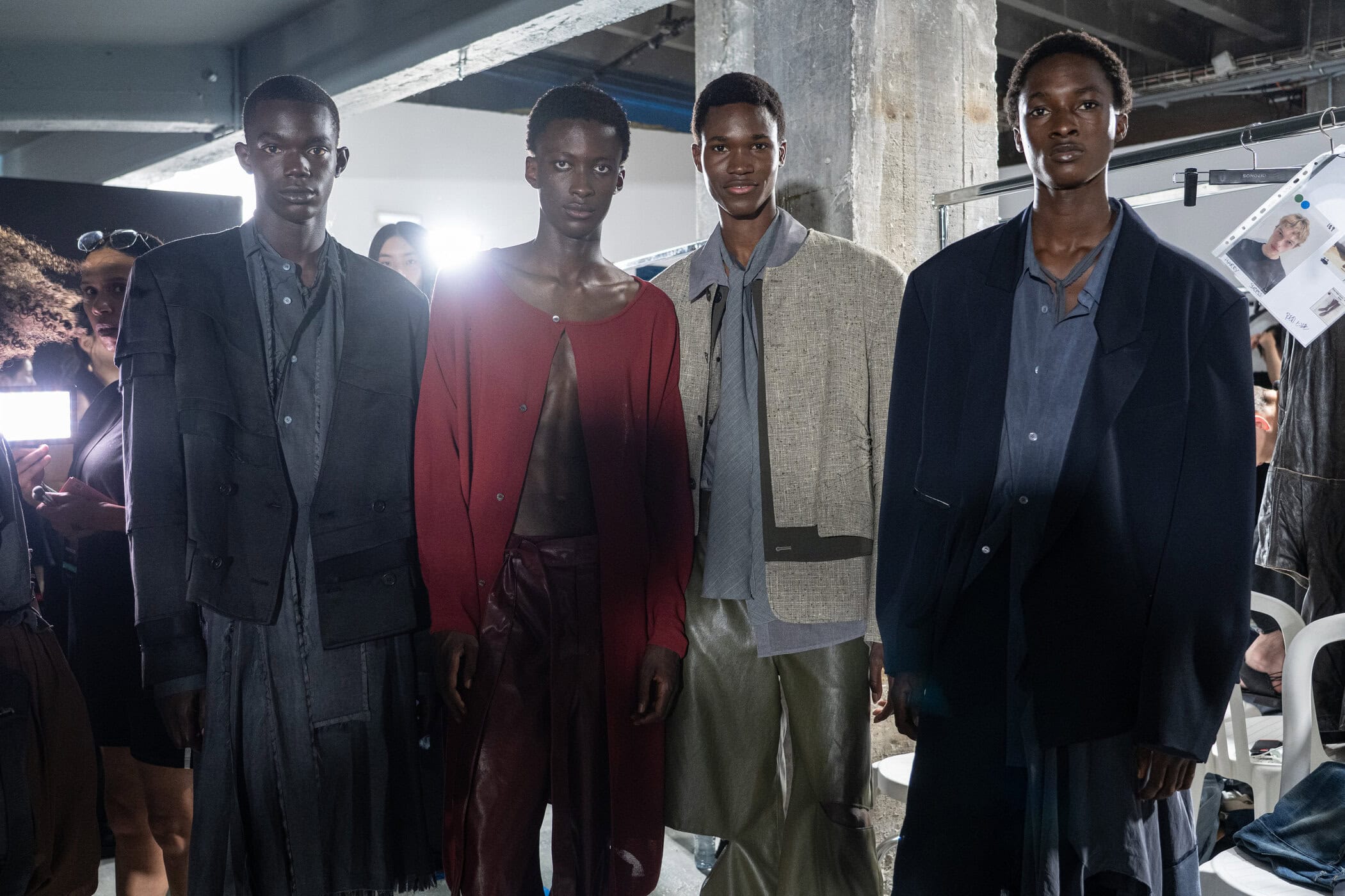 Songzio Spring 2027 Men's Fashion Show Backstage