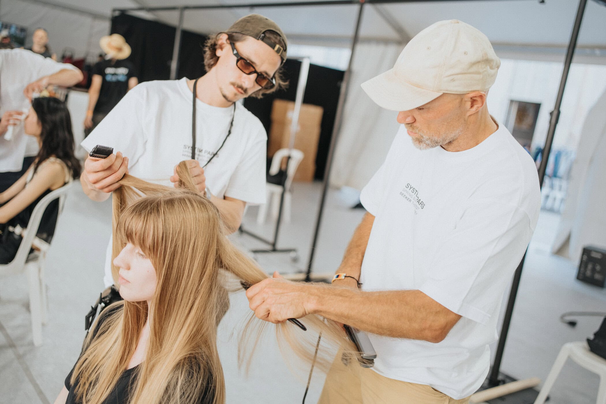 System Spring 2027 Men's Fashion Show Backstage